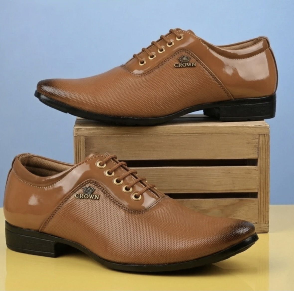 wowser Synthetic leather shoes for men|Light weight comfort| latest shoes Lace Up For Men-picture-21