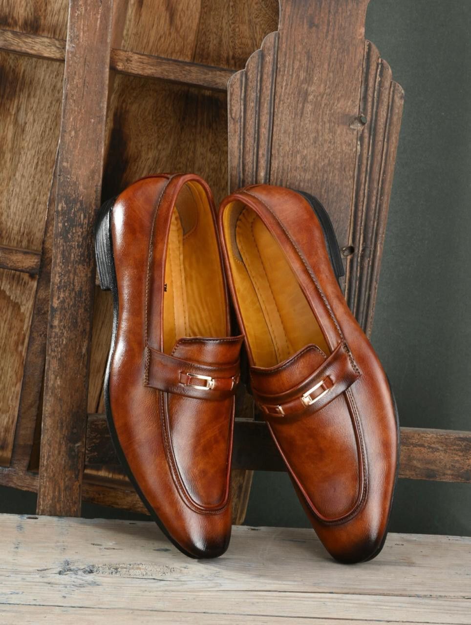 wakins Stylish & Comfortable with Soft Cushioned Insole | Hand-Stitched Design Loafers For Men-picture-34