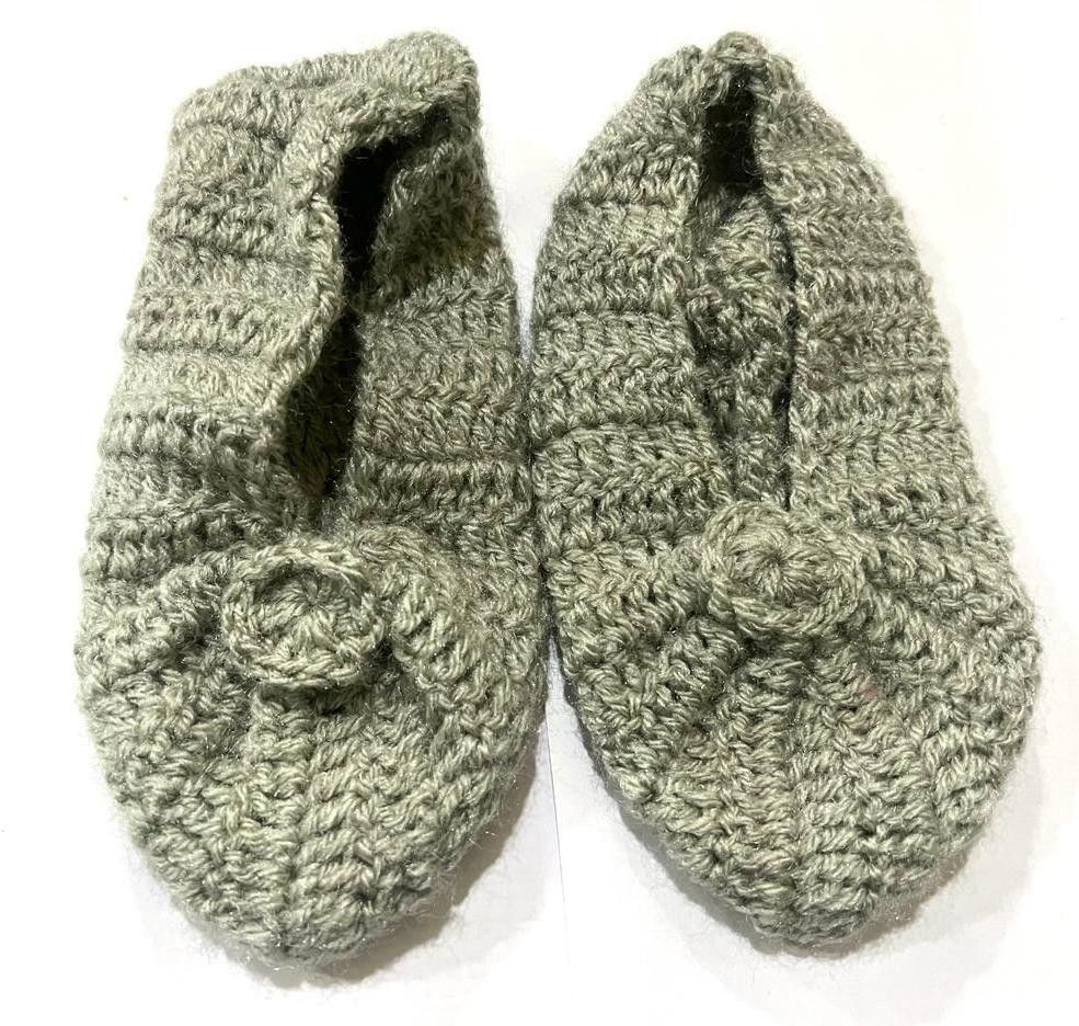 Woollen Hand Made Boots Casuals For Women-image-49