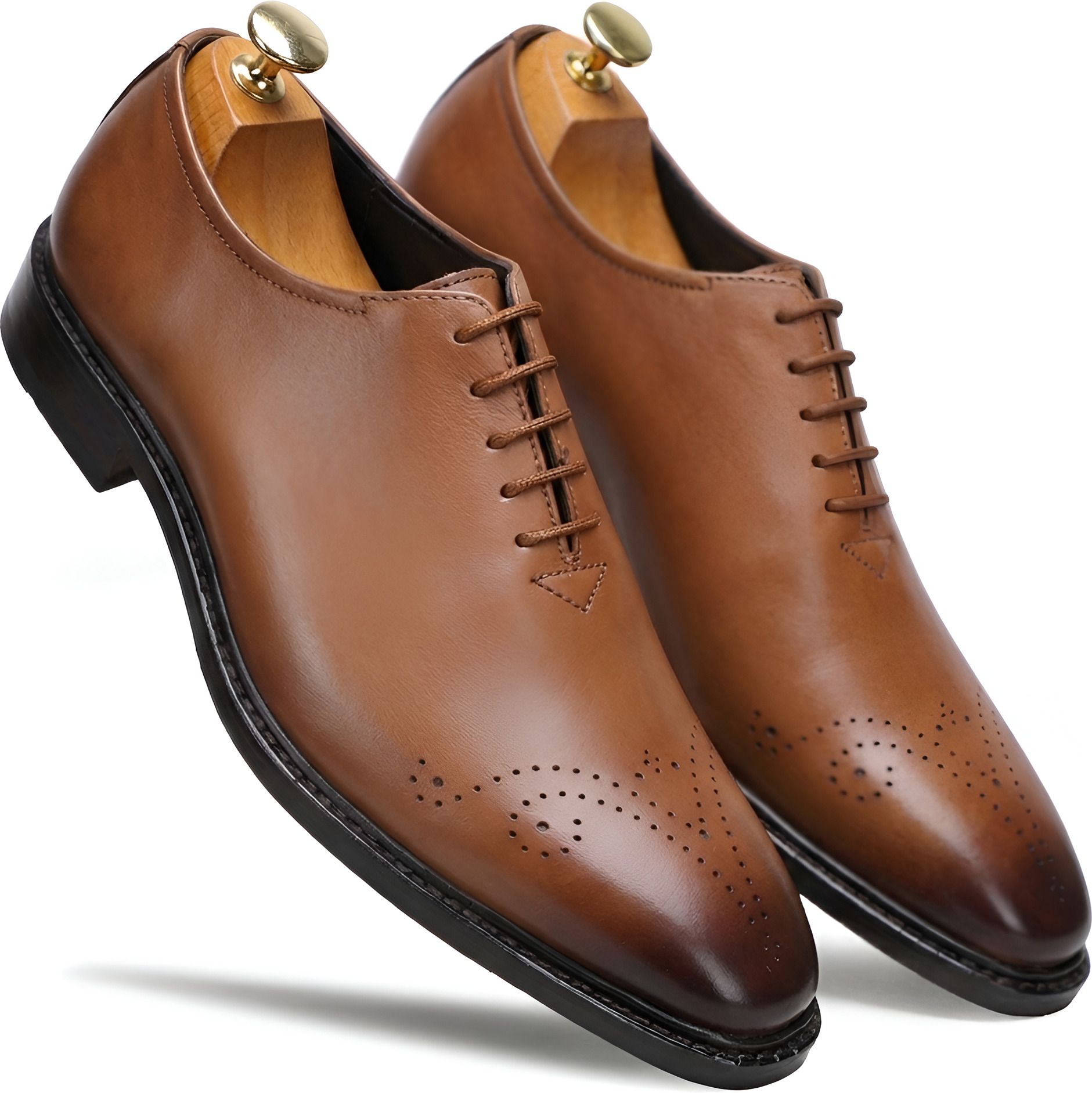tom hendrix Men’s Genuine Leather Oxford Lace-Up Shoes | Classic Formal Dress Shoes Oxford For Men-picture-14