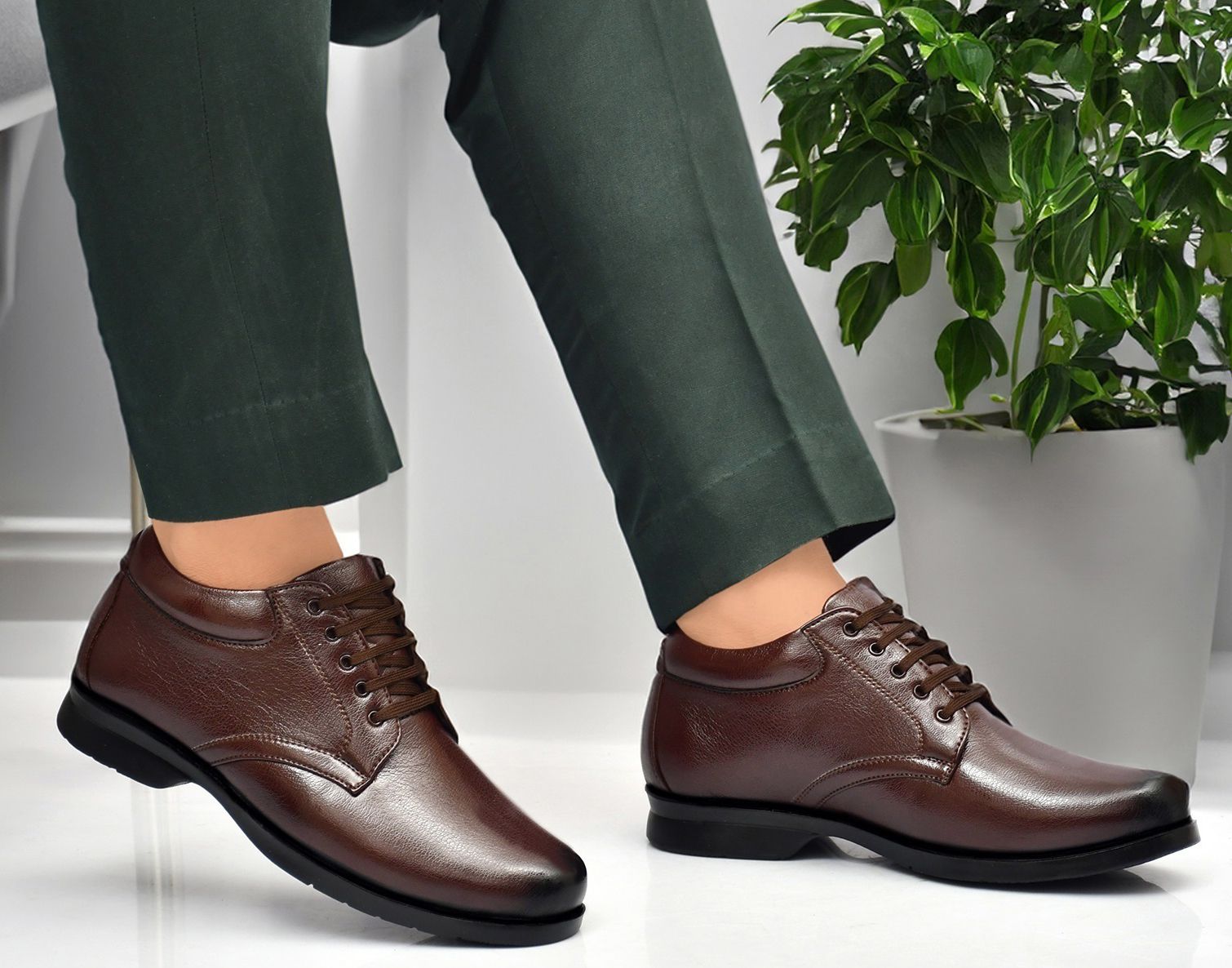 zixer Men's Formal Dress Shoe/Office wear Shoe for Men/Party Wear Lace-Up Mid Top Shoe Lace Up For Men-picture-10