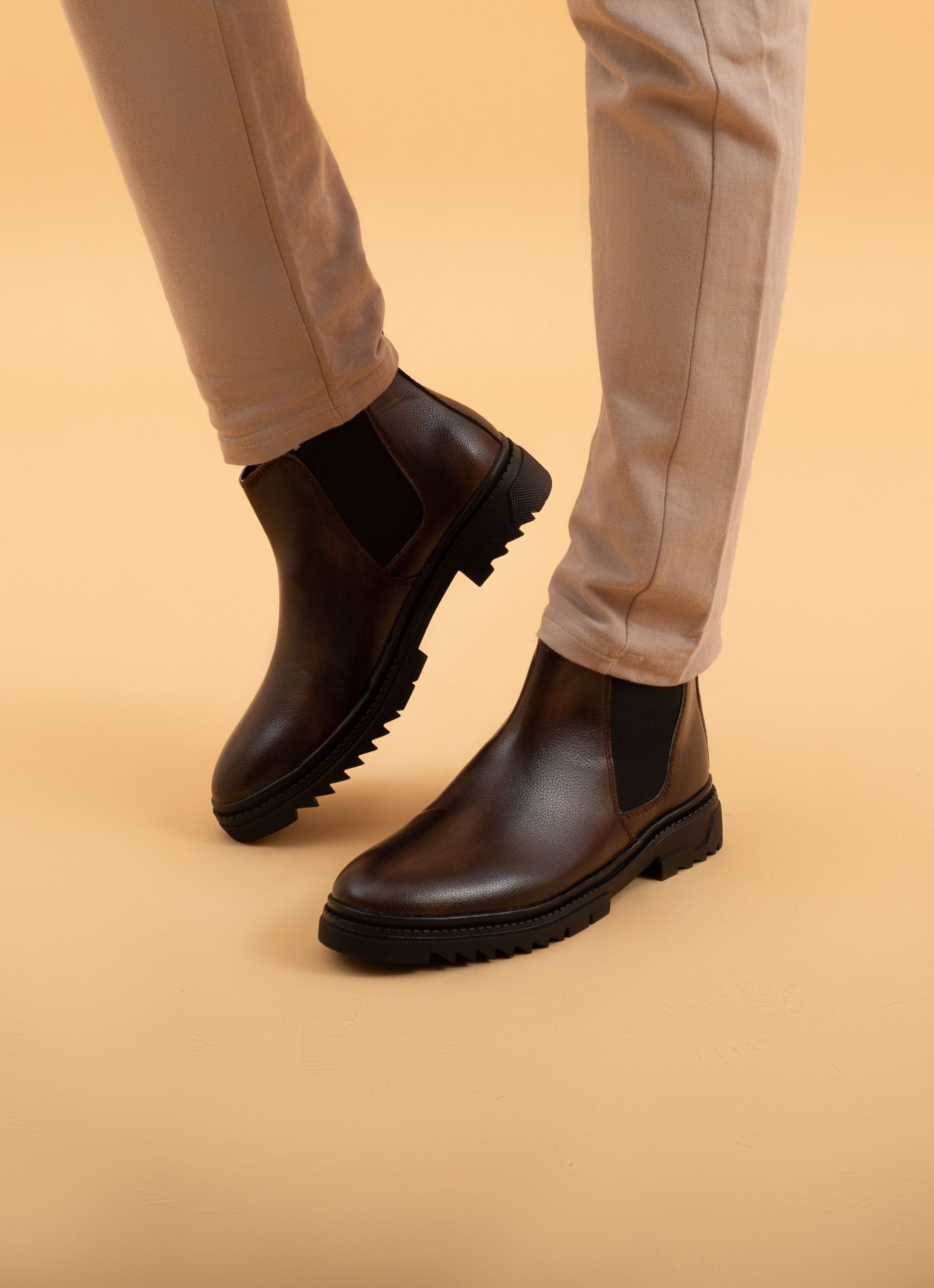 Side Zip Chelsea Boots For Men-image-41