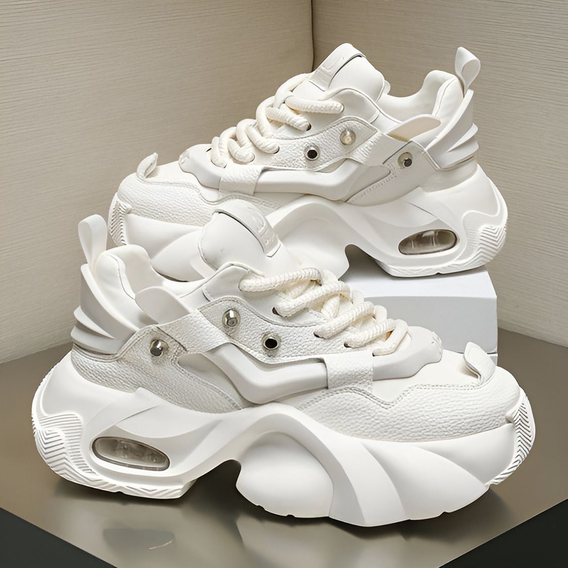 White Sports Shoes for Men | Casual Sneakers for Boys Sneakers For Unisex-image-5