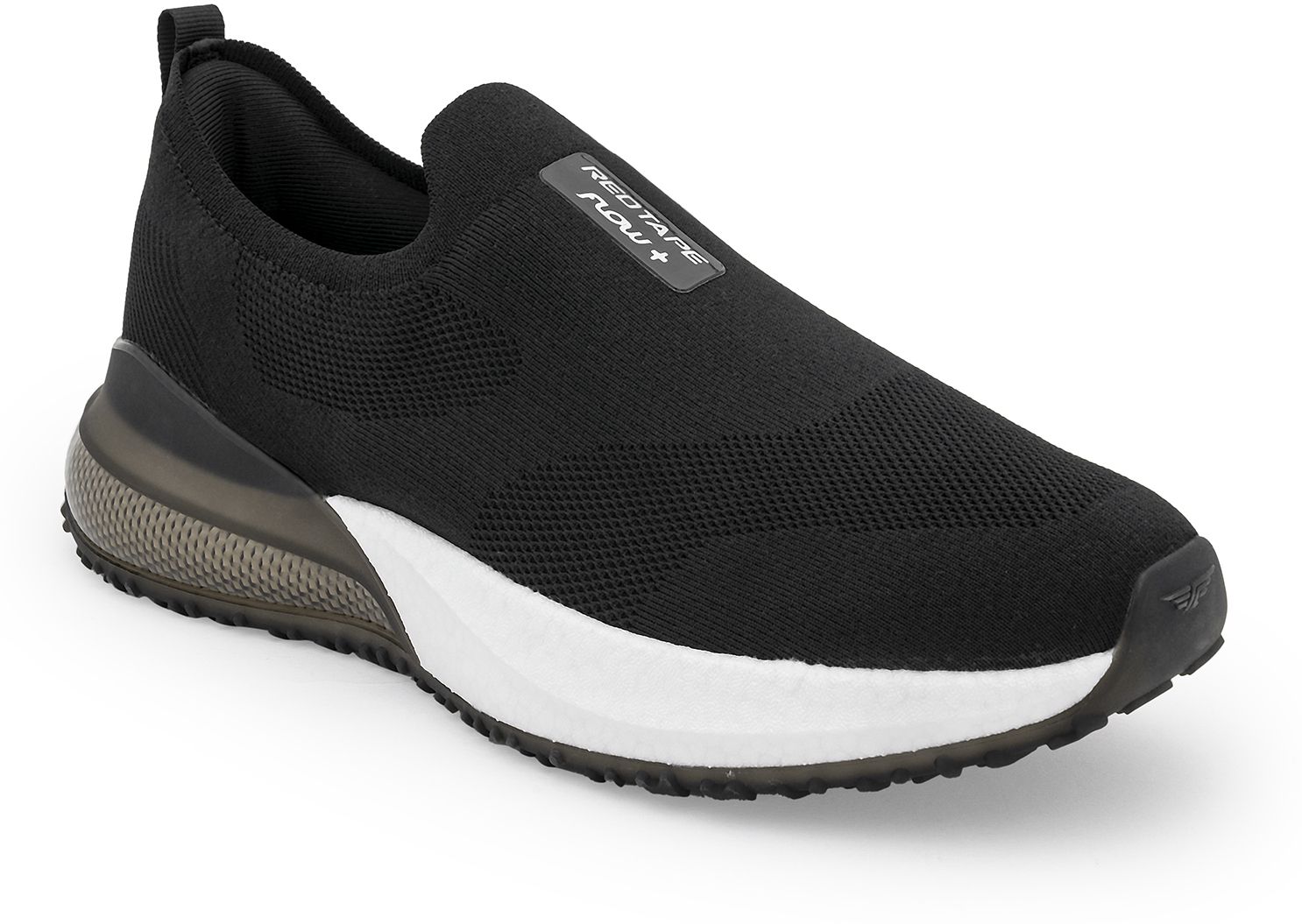 red tape Low Cut Walking Slip-On for Men in Black White | Walking Slip-On Walking Shoes For Men-picture-29