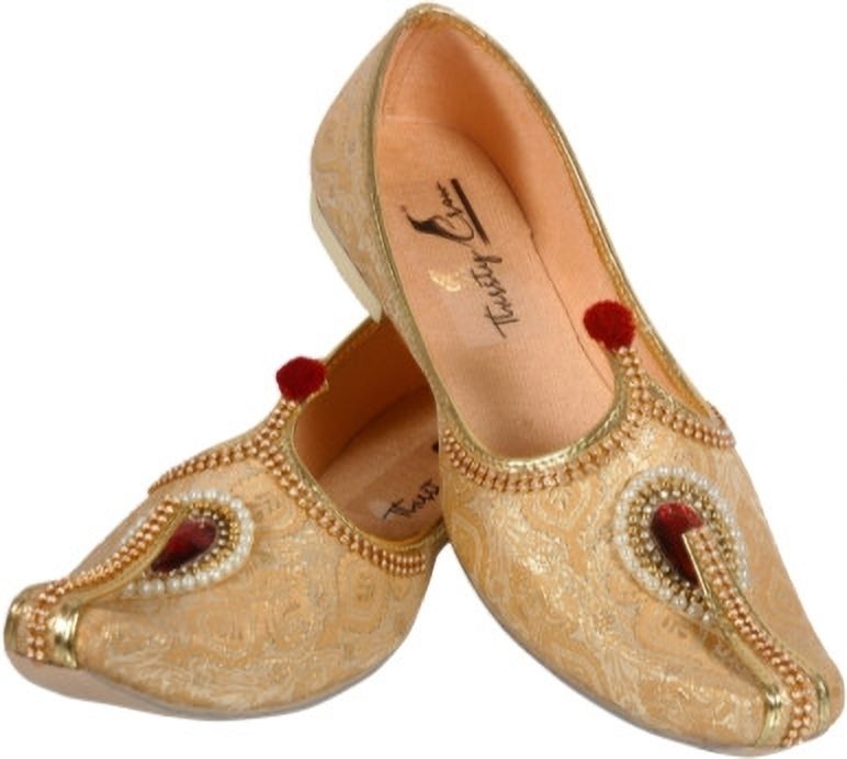 thirsty crow North India's Traditional Ethnic Sherwani Juti Wedding Wear & Party Wear Mojaris For Men-picture-33