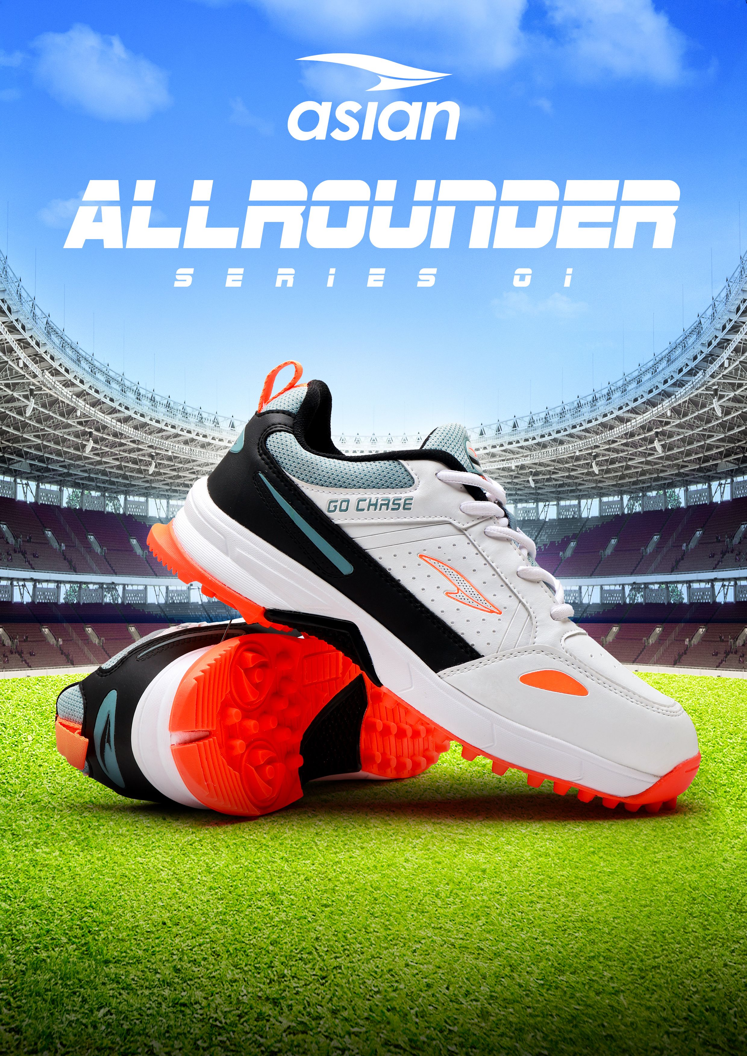 asian All Rounder-01 Men’s Cricket Shoes | Long-Lasting Grip & Lightweight Shoe Cricket Shoes For Men-picture-11