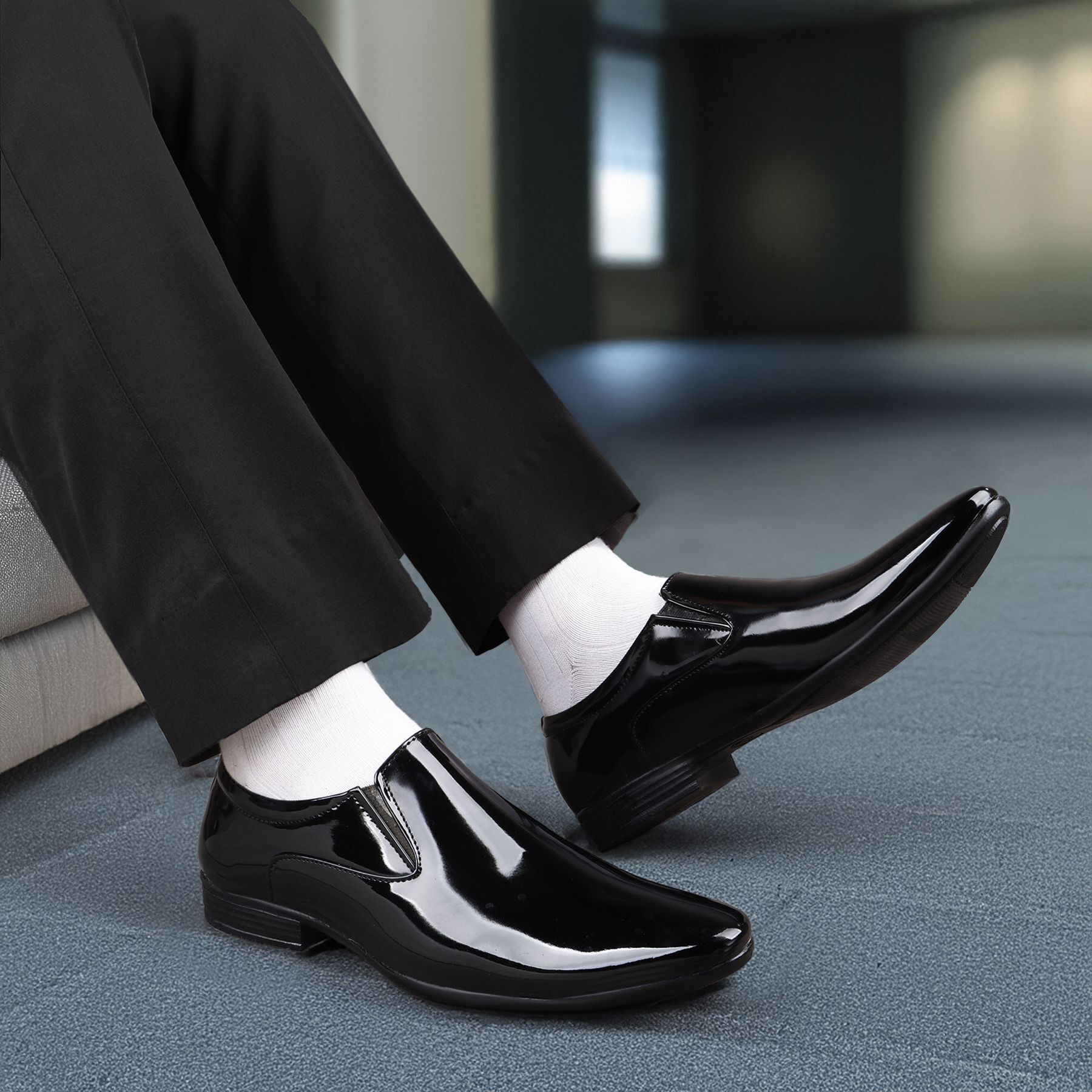 deals4you Stylish Official Formal Wedding Party wear Shoes for Men and Boys Slip On For Men-picture-11