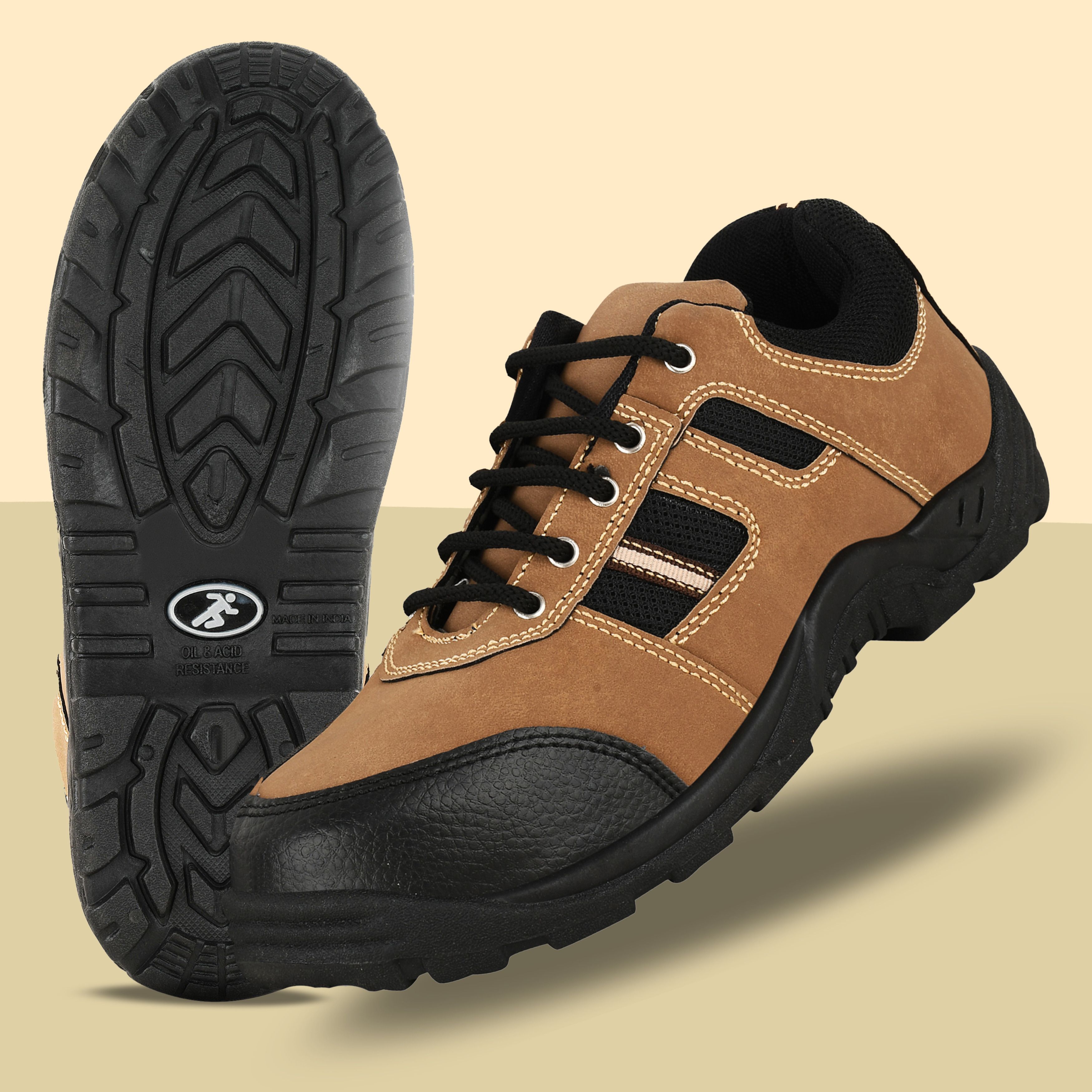 PVC Safety shoes with steel toes for warehouse, industrial and construction use Boots For Men-image-5