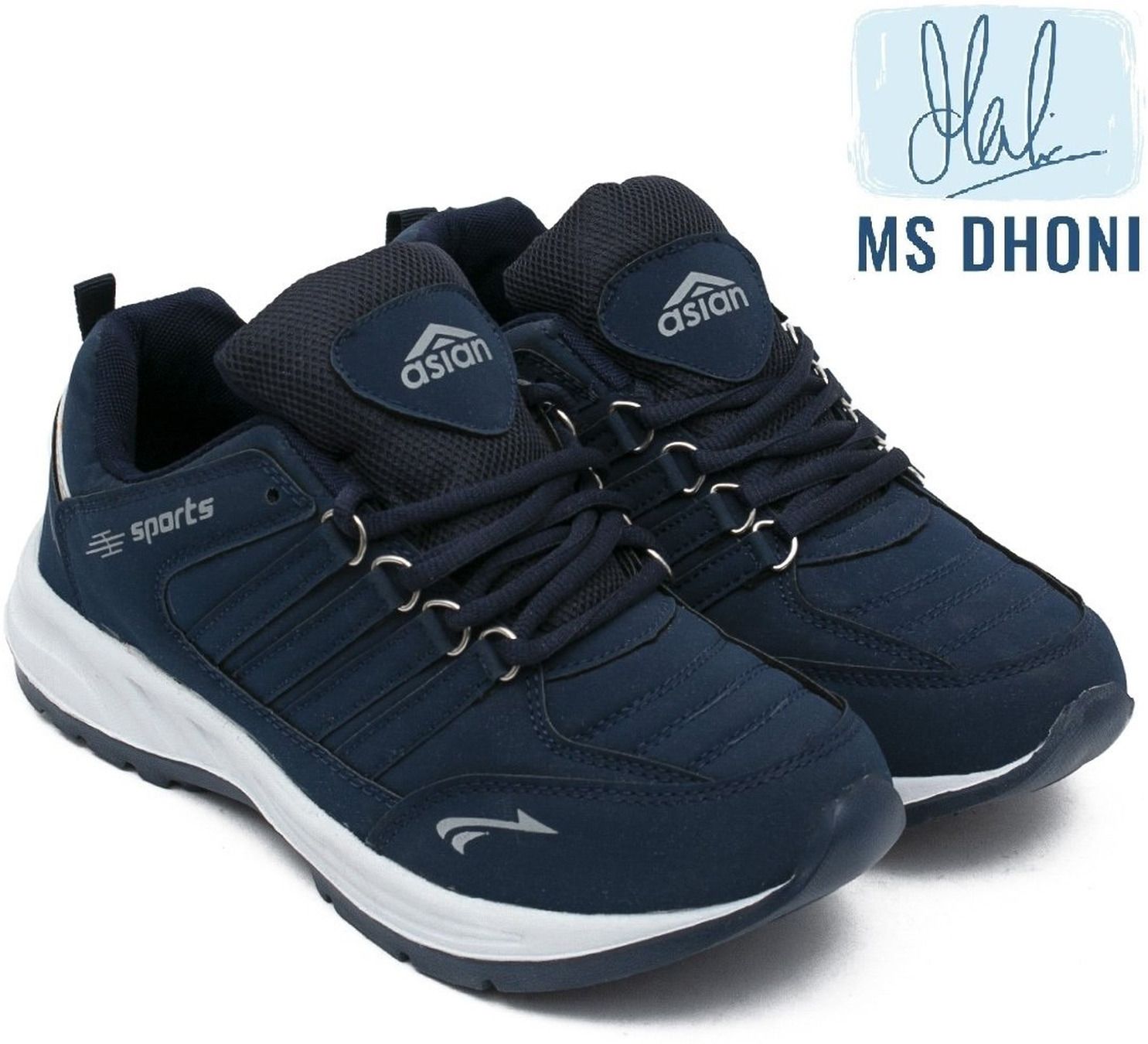 Cosko sports shoes for men | Latest Stylish Casual sport shoes for men | running shoes for boys | Lace up Waterproof blue shoes for running, walking, gym, trekking, hiking & party For Men-image-24