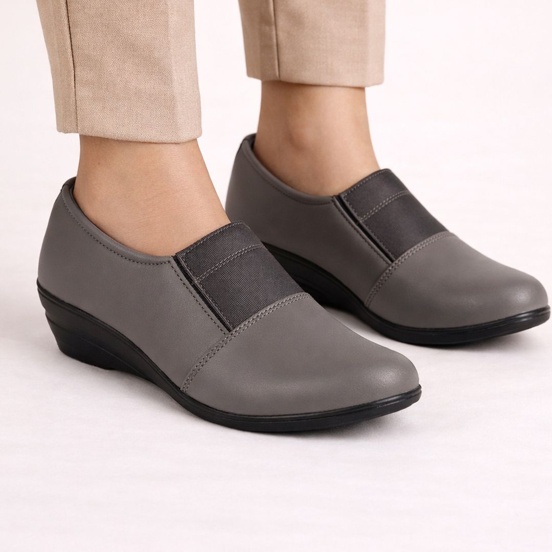 fausto Classic Formal Pull On Shoes|Office Meeting Events Platform Heel Shoe Slip On For Women-picture-30
