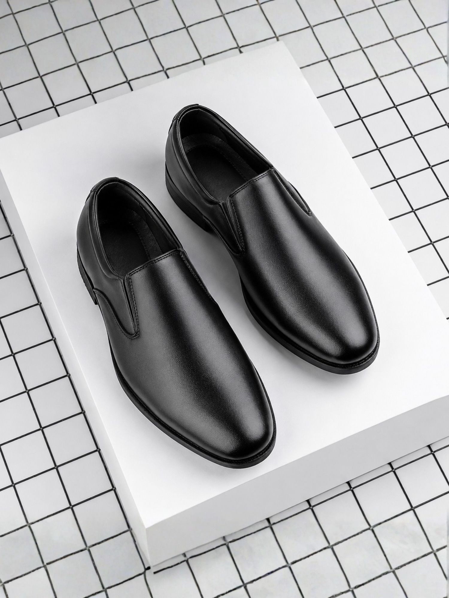 zixer MENS STYLISH SYNTHETIC LEATHER DERBY OFFICE PARTY FORMAL SHOES FOR MEN BOYS Derby For Men-picture-26