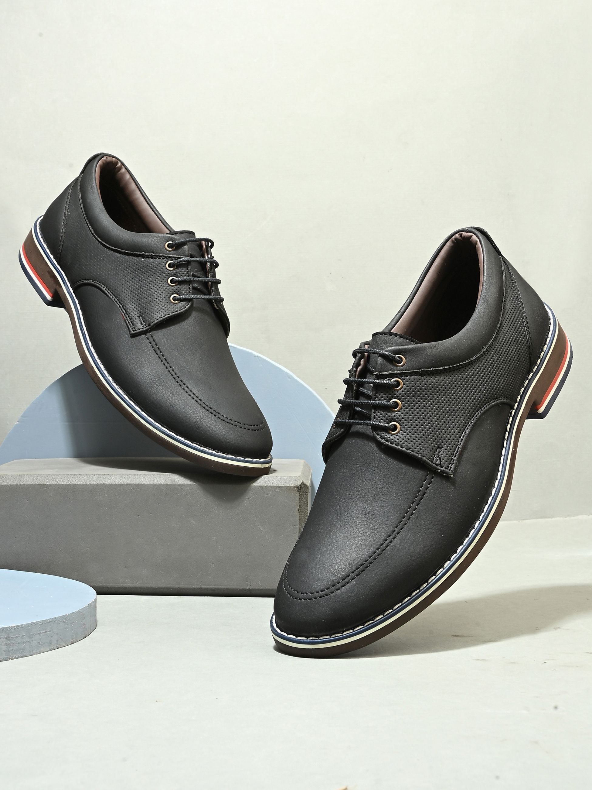 naatu Men’s Trendy Casual Lace-Up Shoes Lightweight Walking Sneakers for Daily Use Party Wear For Men-picture-8