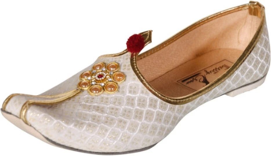 thirsty crow Grandiose Emperor Sherwani juti Slip On For Men-picture-12