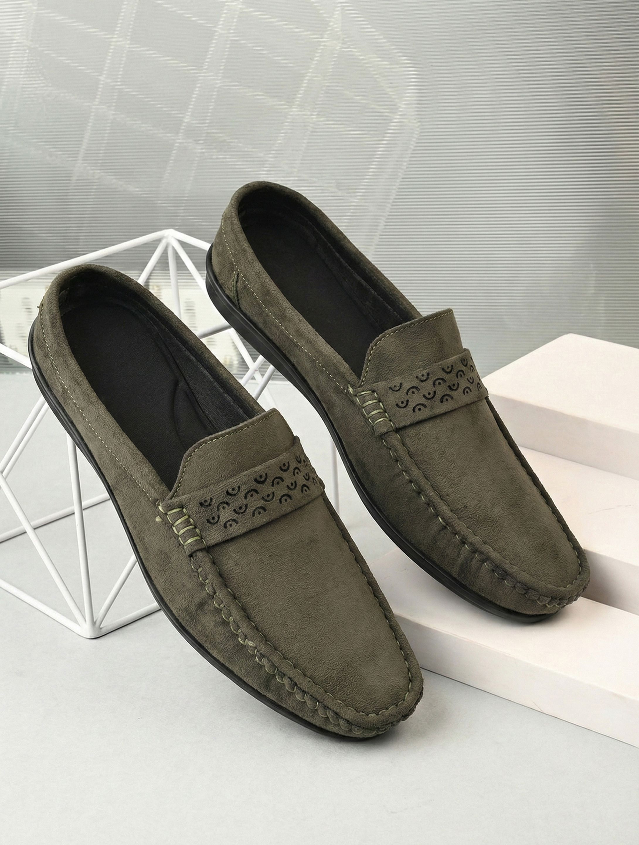 Back Open Stylish Slip on Cut Shoe Perfect for Casual Loafers For Men-image-45