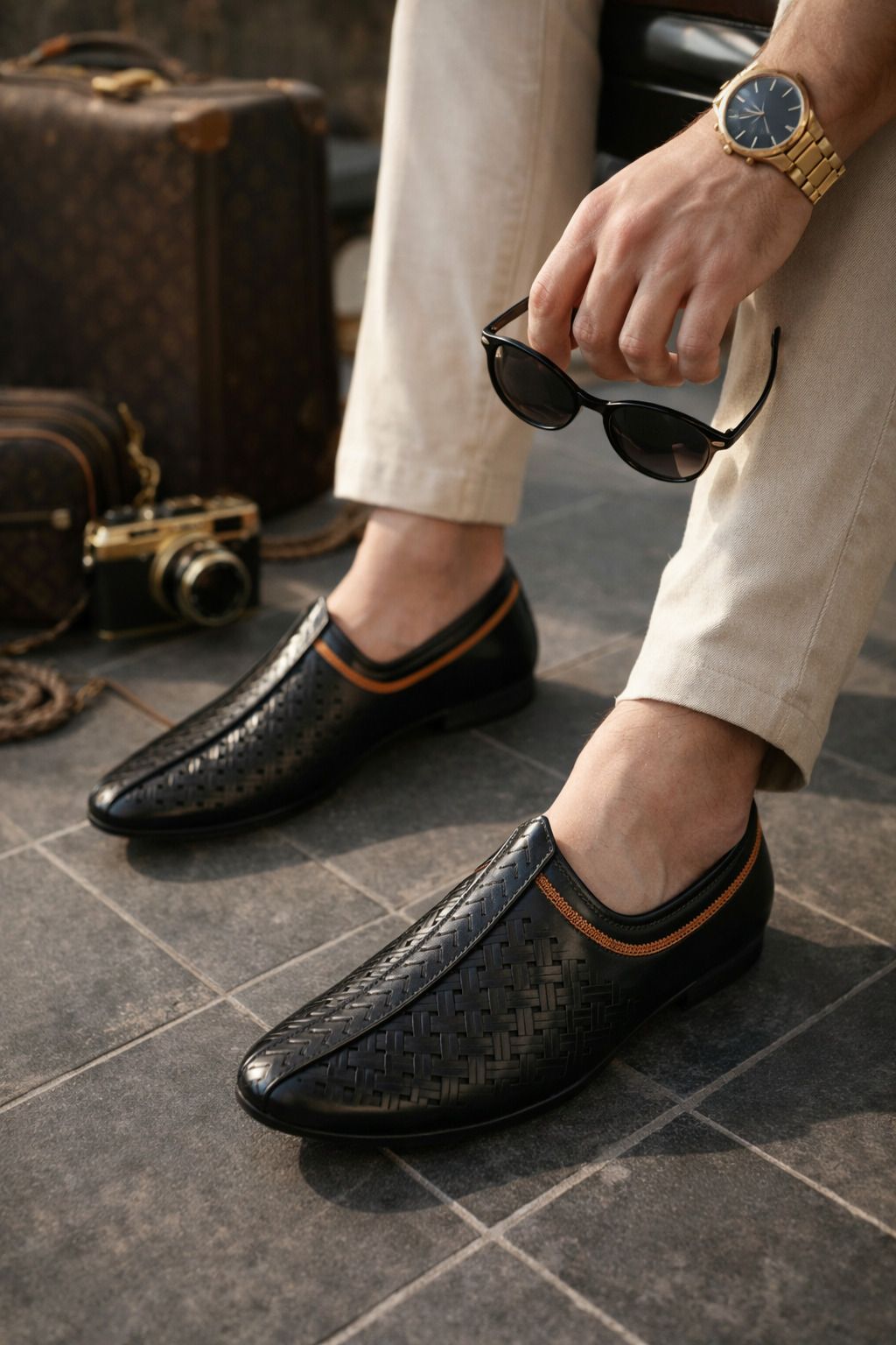 LEONCINO ETHNIC NAGRA FOR MEN Loafers For Men-picture-48