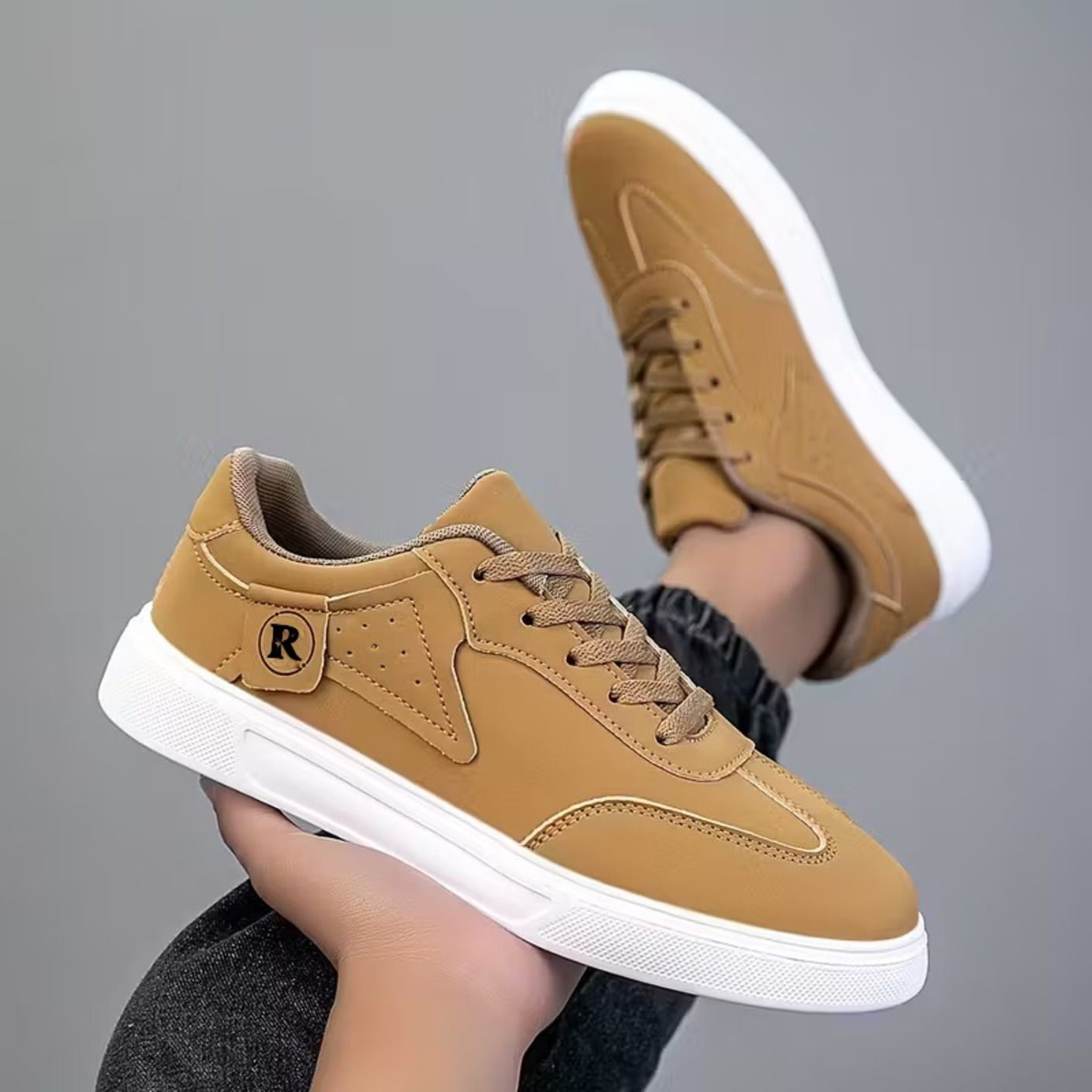 roaster Light weight stylish attractive white sole sneakers shoes for men Sneakers For Men-picture-21