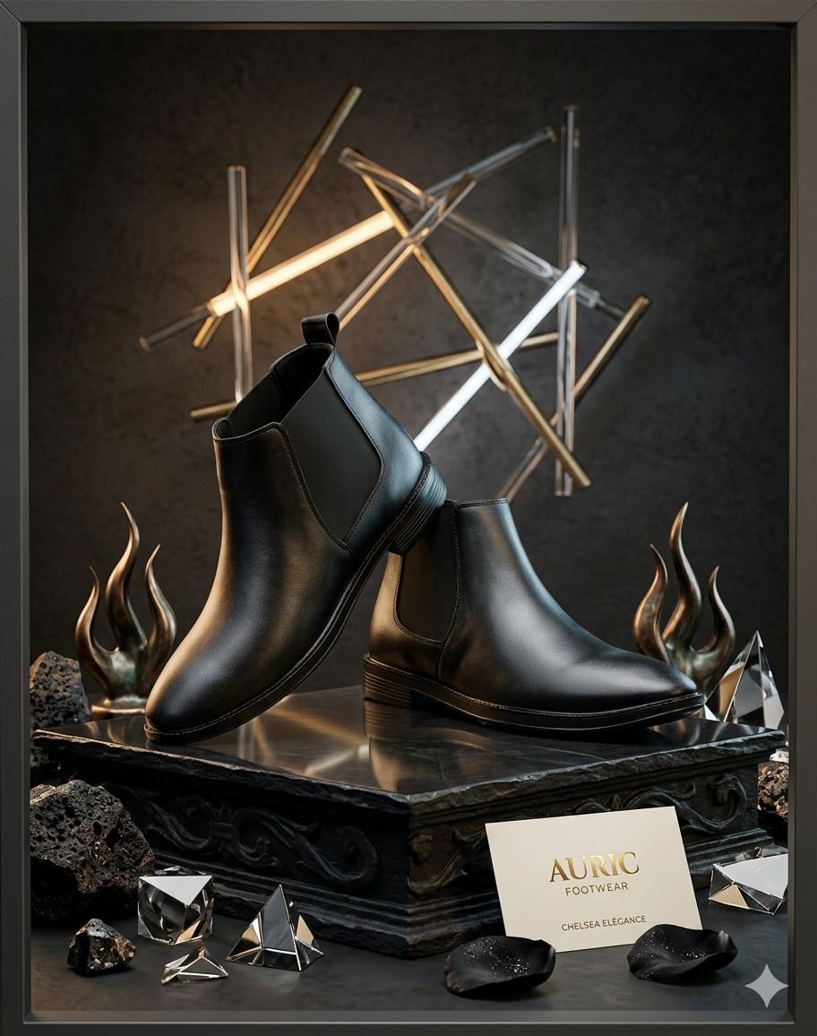 Men's Premium Synthetic Chelsea Boots| Formal & Party Wear Boots for Men Boots For Men-image-21