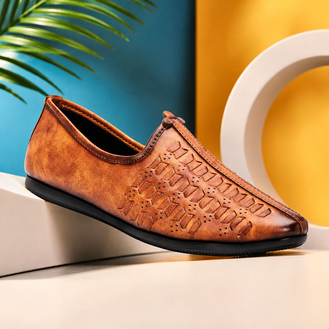 Men's Ethnic Jutti Mojari Wedding & Festive Footwear Casuals For Men-image-11