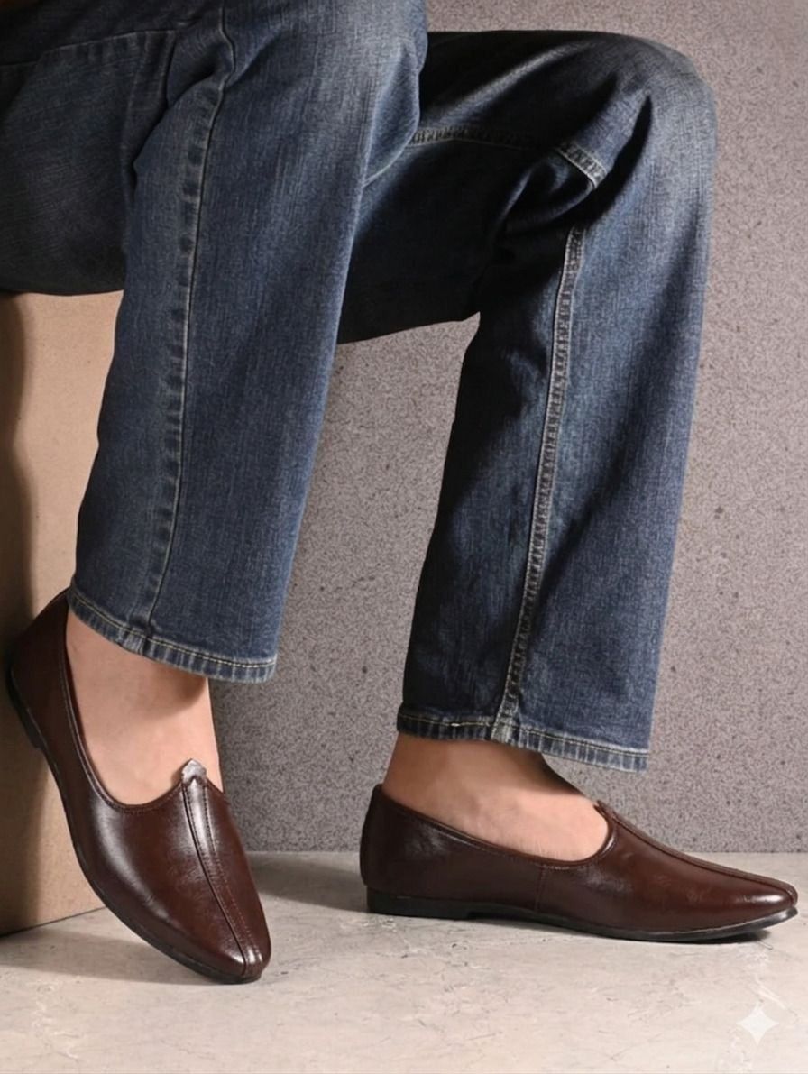 jaipuriya Men's Jalsa ,For Men BROWN Slip On For Men-picture-39
