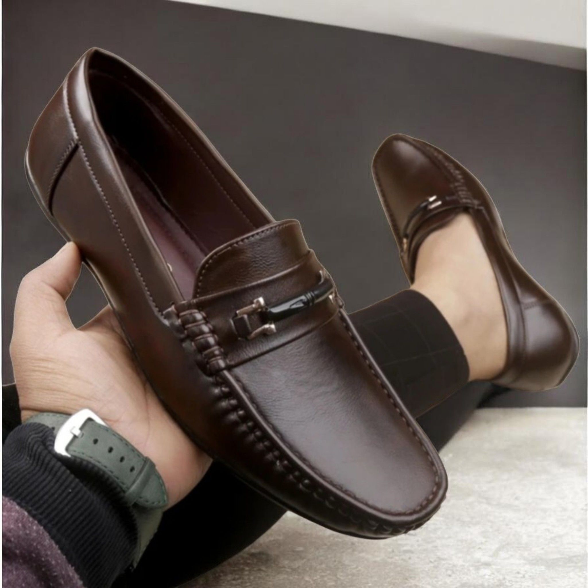stride up Stylish Partywear Premium Quality Casual For Men Loafers For Men-picture-29