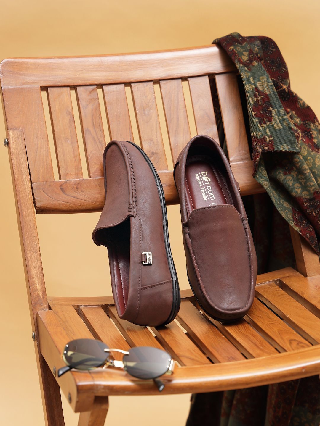 Dotcom DRIVE-41 Microfiber Classy Trendy Comfortable lightweight Formal Slip-On Loafers For Men-image-5