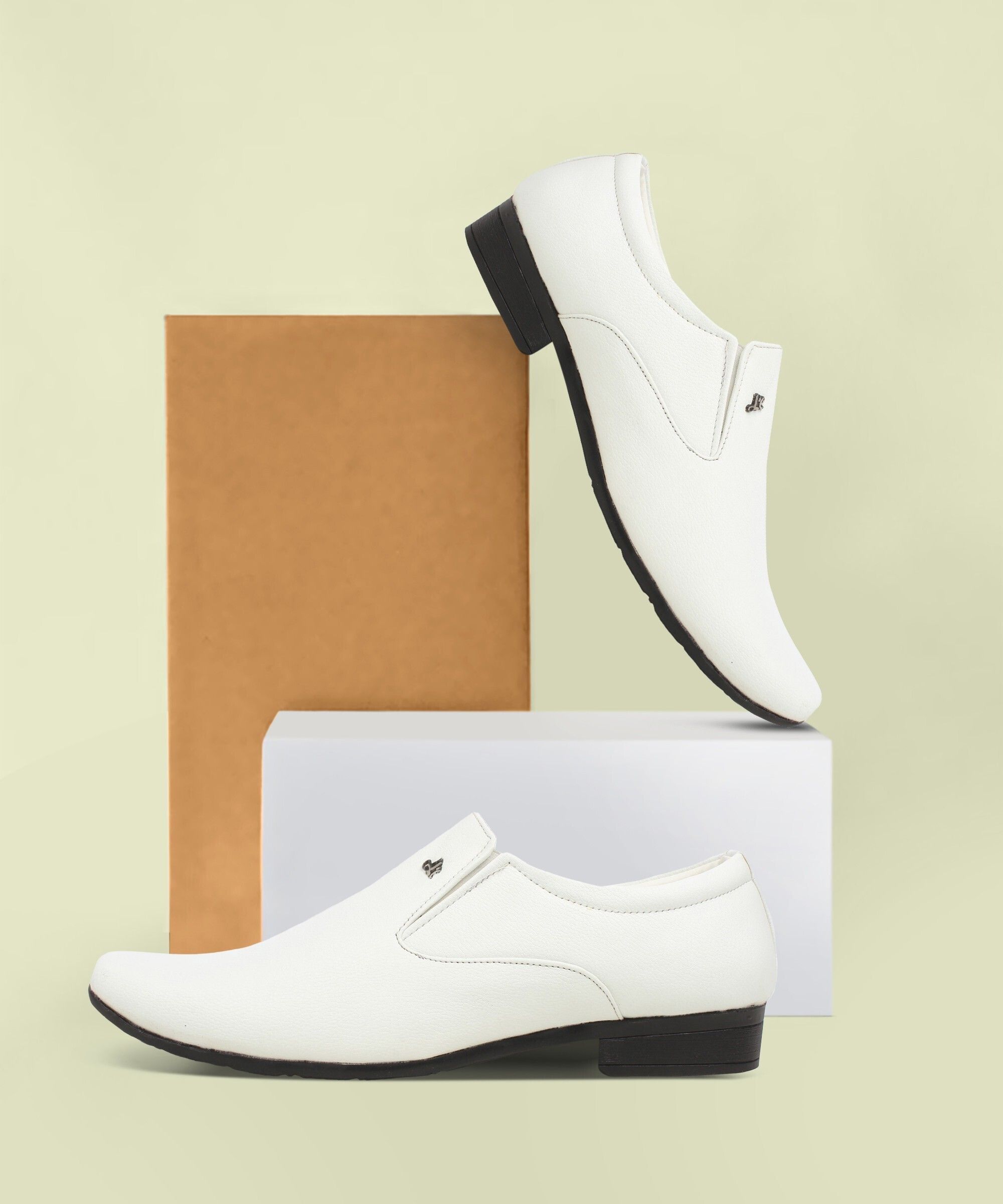 zixer Synthetic Leather Mens Formal Shoes || Office Formal Shoes Men Latest Stylish|| Formal Shoes for Men Leather Look Slip On For Men-picture-21