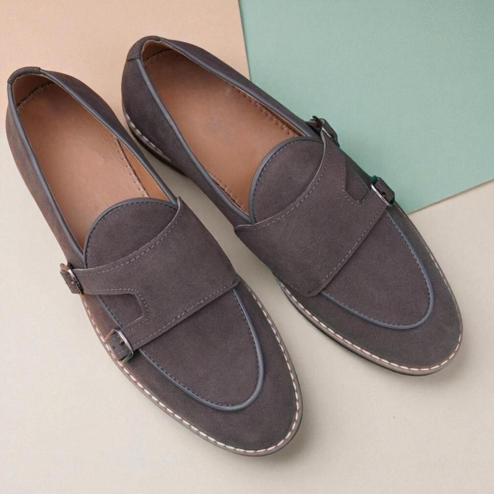 Men’s Elegant Ethnic Slip-On Mule Loafers Loafers For Men-image-1