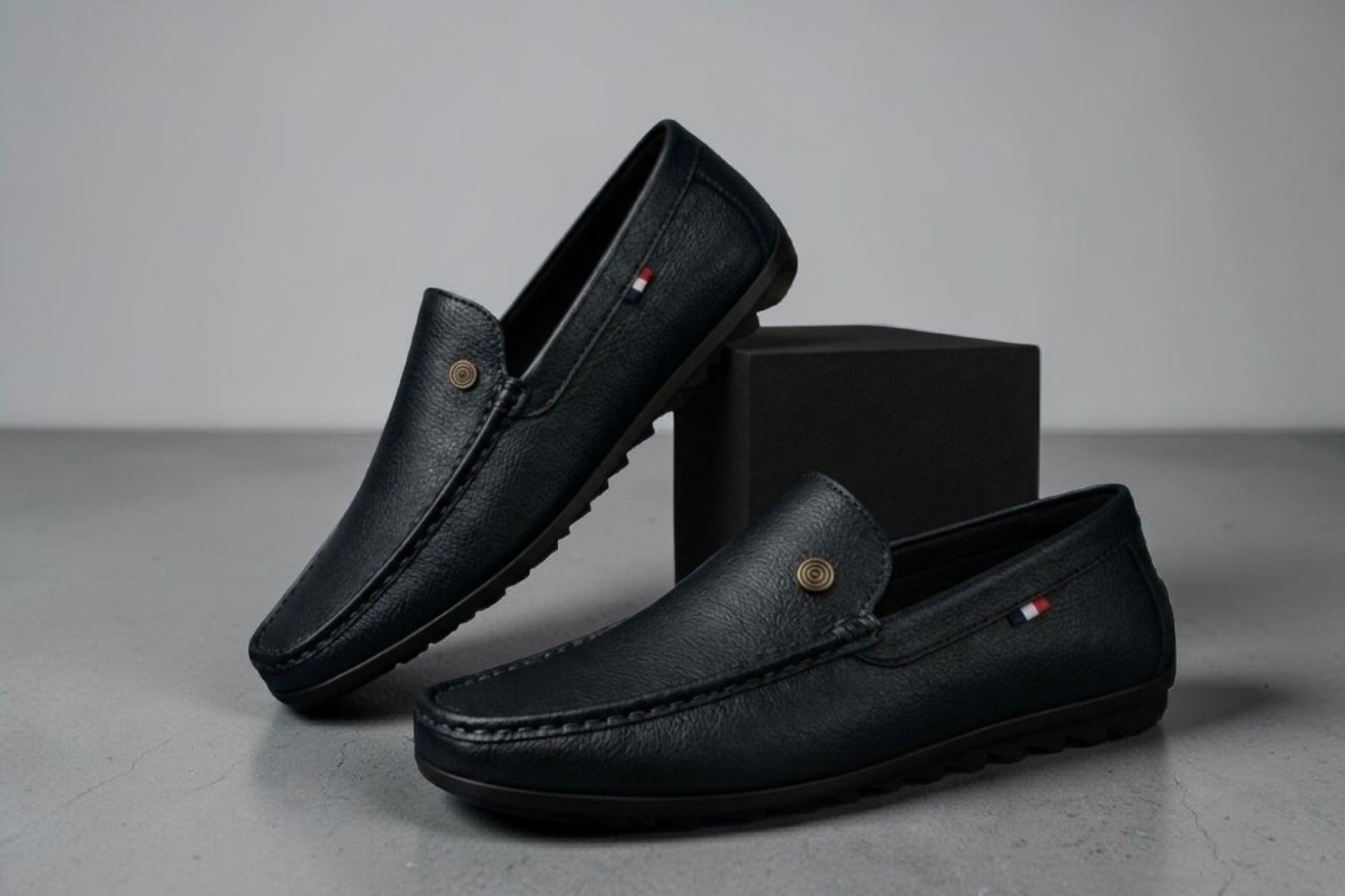 stride up Lightweight Stylish Casual Synthetic Leather Loafers For Men-picture-28