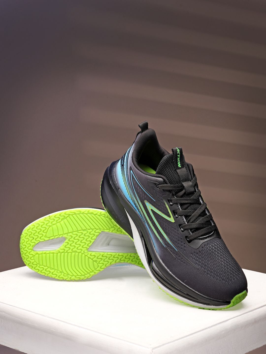 action Athleo TURBO-2203 Lightweight Breathable Comfortable Sports Lace-Ups Running Shoes For Men-picture-1