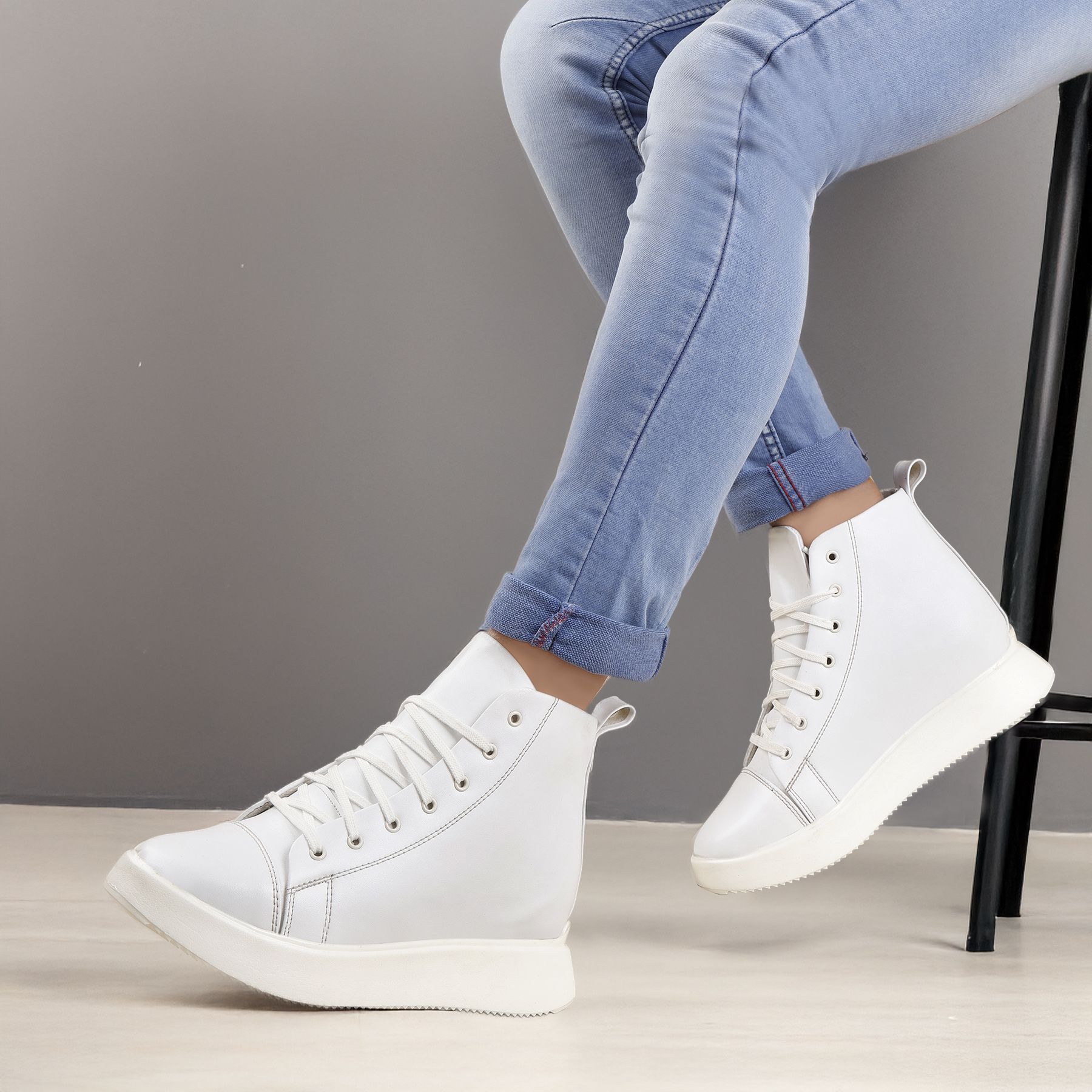 yuvrato baxi Men's 9.5 Cm Hidden Height Increasing Stylish Casual Sneakers Laceup, Ankle Boot Boots For Men-picture-21