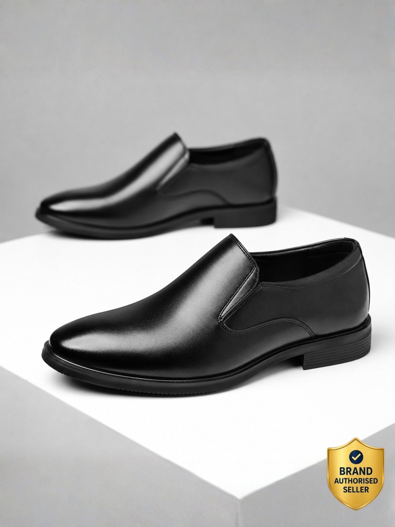 zixer Mens Glossy Office Party Wedding Sobar Black Formal Shoe For Men Stylish Boys Slip On For Men-picture-46