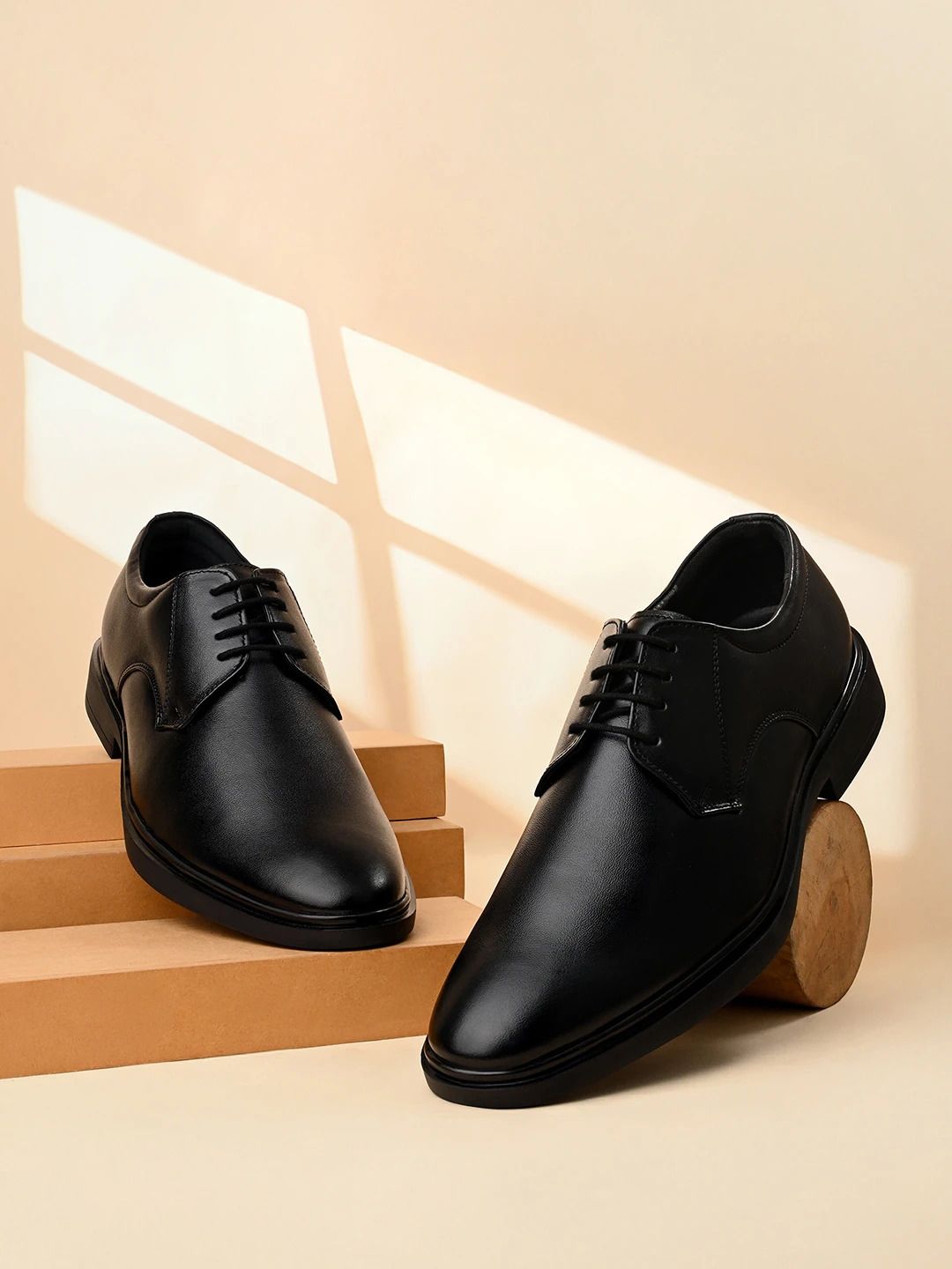 louis stitch Raven Black Lightweight Formal Derby, Shoes for men, LSFXCT, UK,10 Derby For Men-picture-27