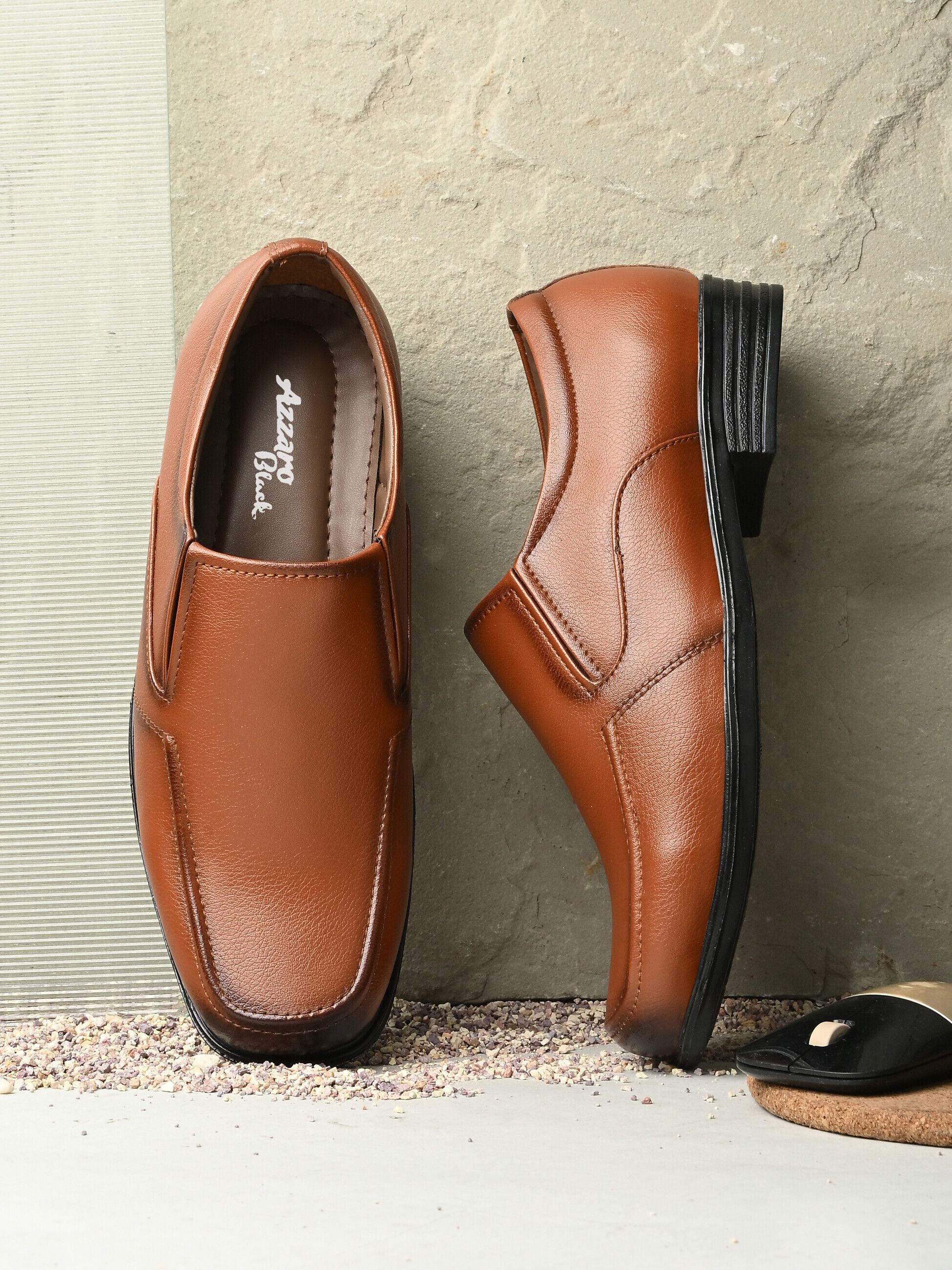 azzaro black Slip On For Men-picture-38