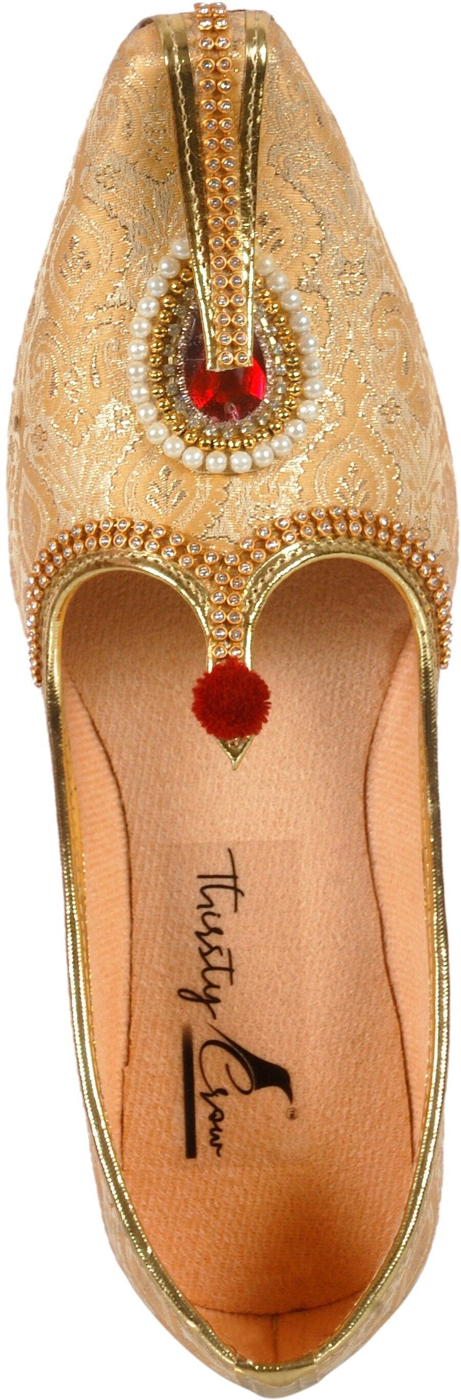 thirsty crow North India's Traditional Ethnic Sherwani Juti Wedding Wear & Party Wear Jutis For Men-picture-28