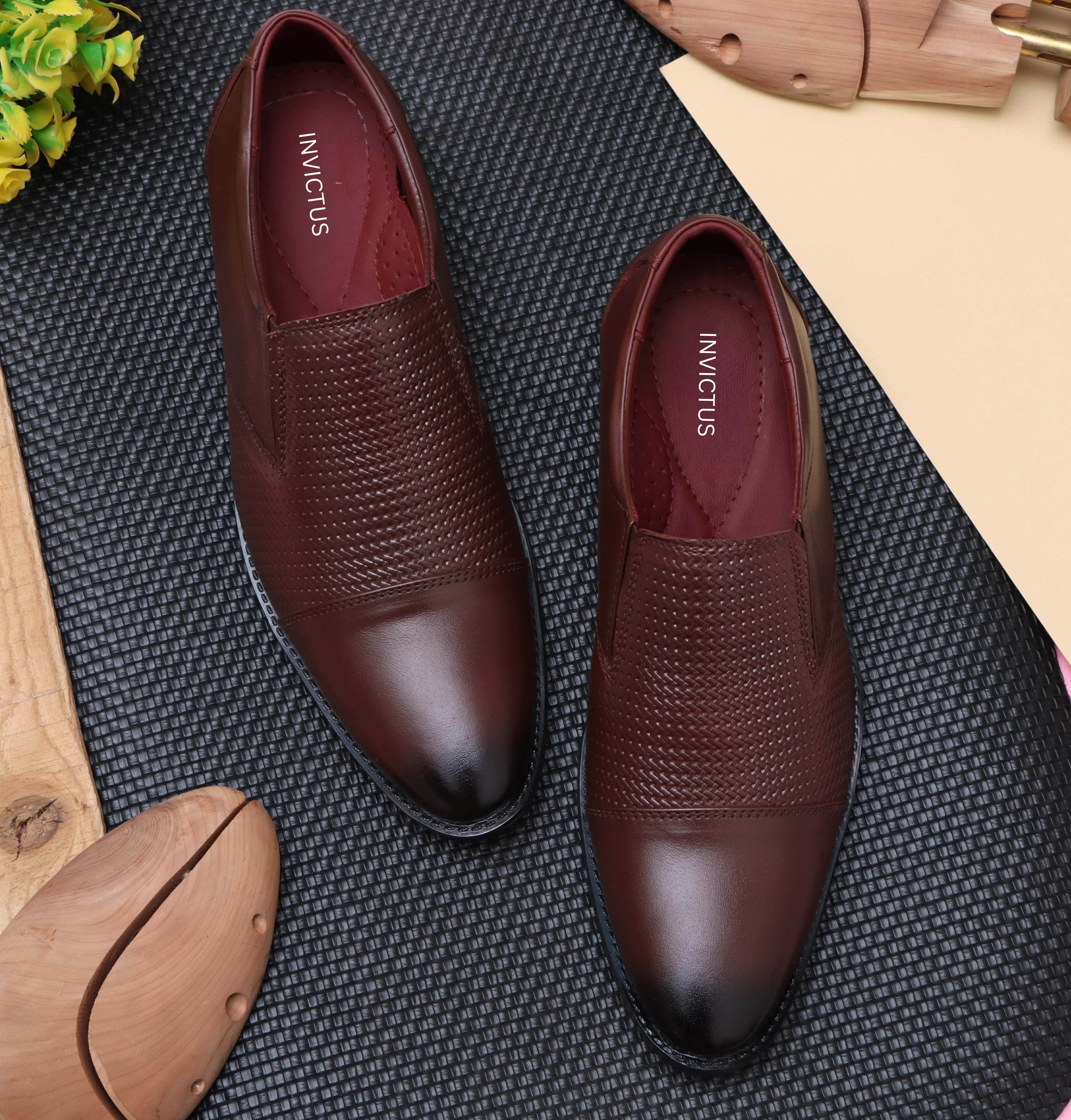 invictus Formal Genuine Leather Slip On For Men-picture-12