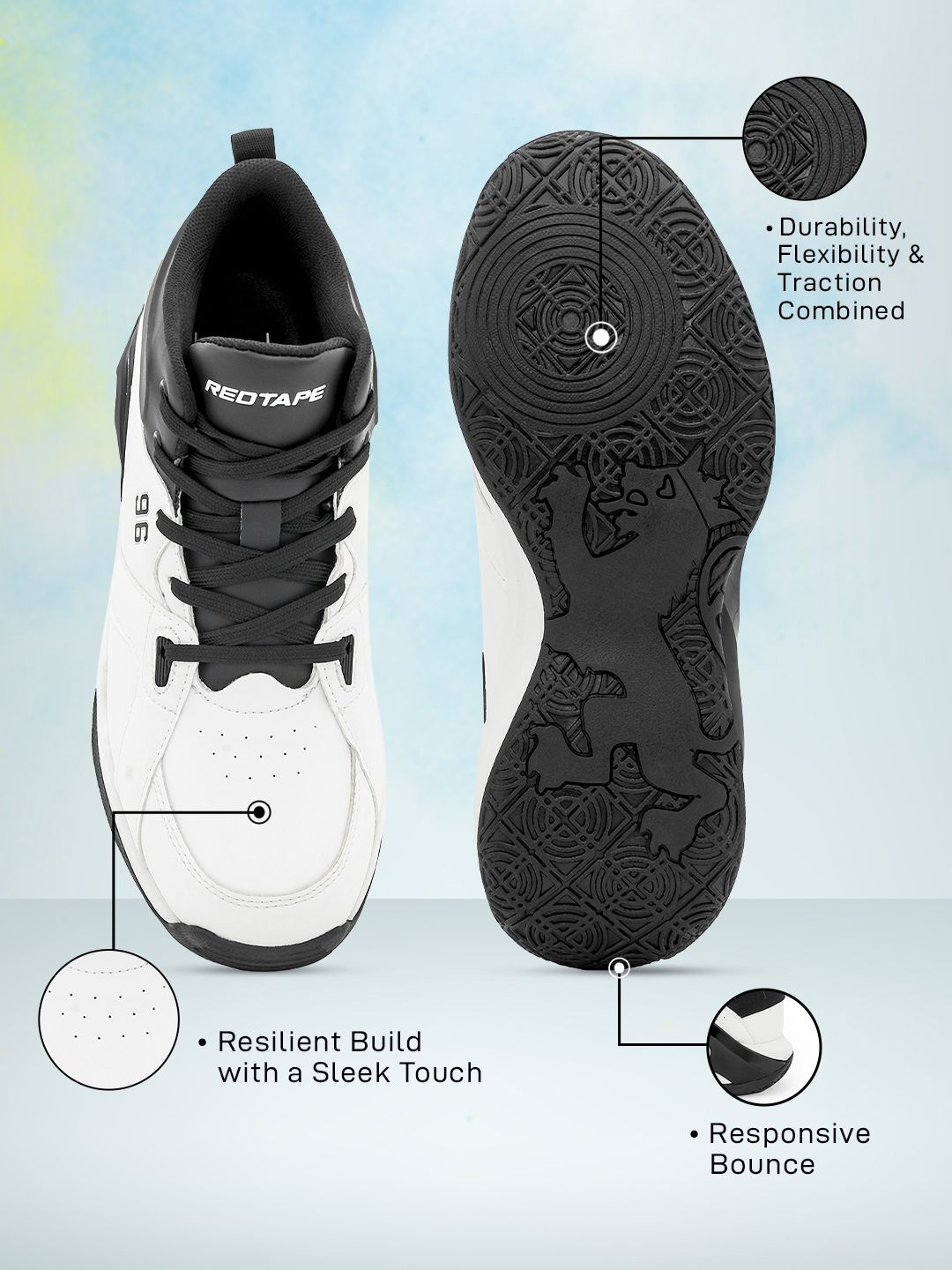 red tape Lifestyle Casual Basketball | Cushioned Support for Everyday Sneakers For Men-picture-33