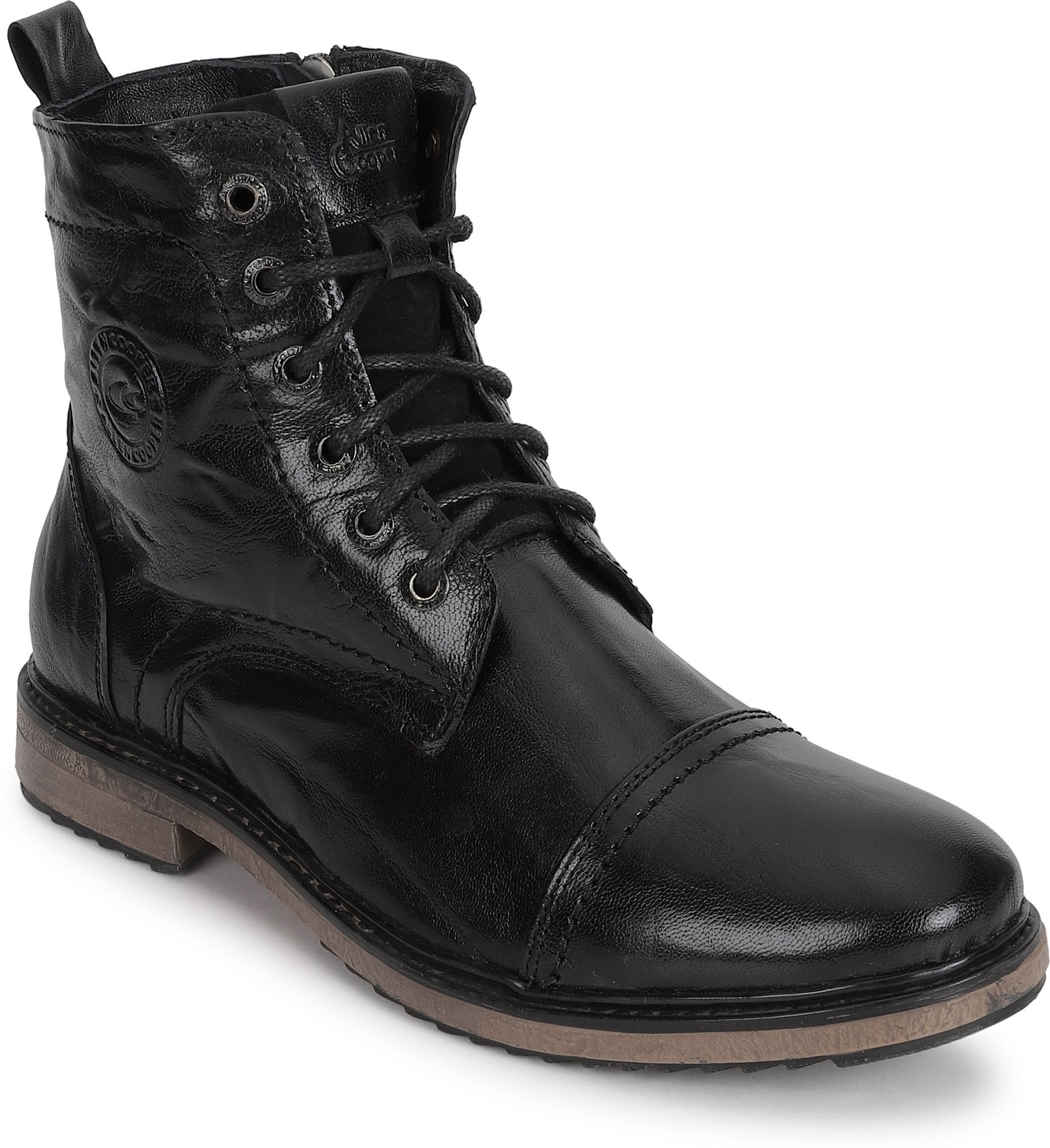 allen cooper Classic Crumbled Leather Durable Boots For Men-picture-13