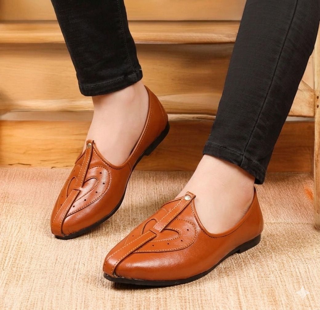 Men's Jalsa Jutti,rajasthani,jaipuri mojari For Men TAN Slip On For Men-image-31