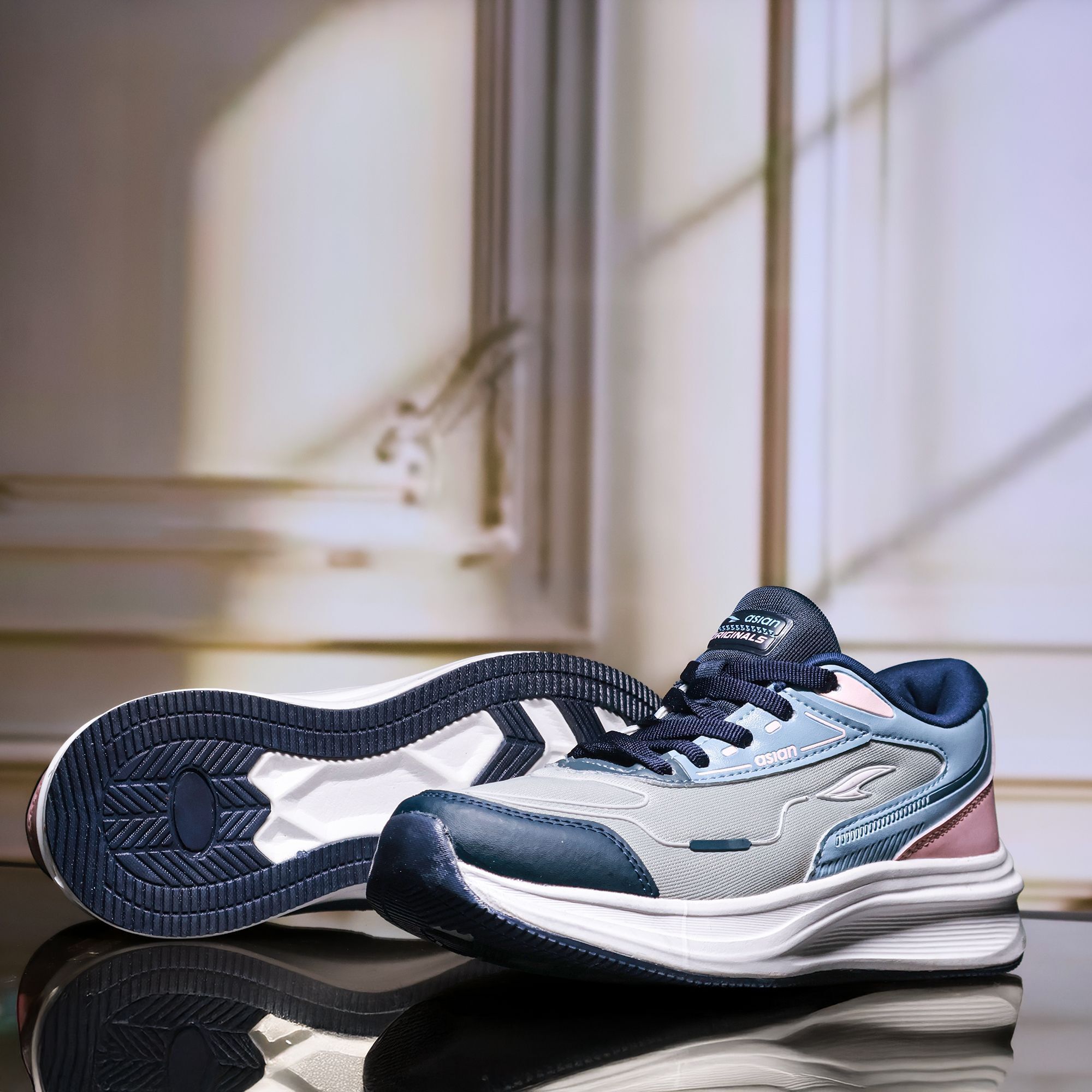 Olivia-13 Women’s Walking Shoes | Stylish Knit Mesh & Memory Foam Sneakers Running Shoes For Women-image-44