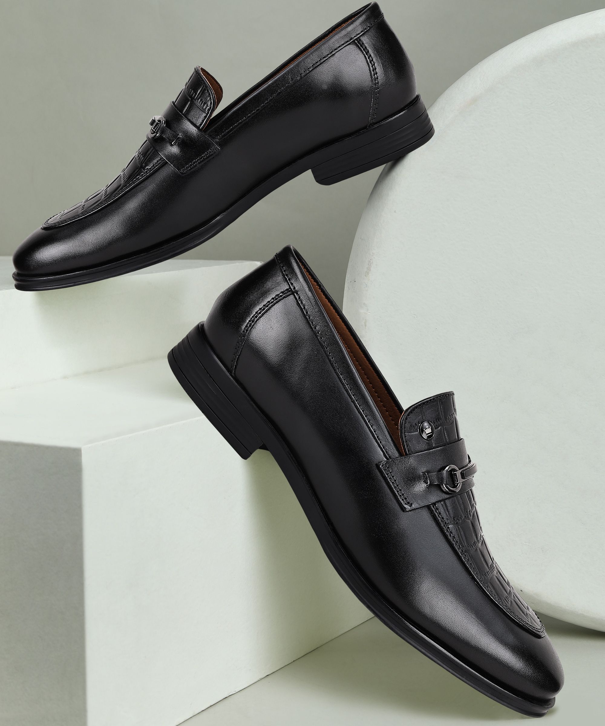 louis philippe Premium Leather Breathable Anti-Slip with Heel Formal For Men-picture-46