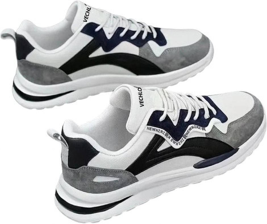 move-edge Men's White Running Shoes | Lightweight Casual Sports Sneakers for Men Sneakers For Men-picture-21