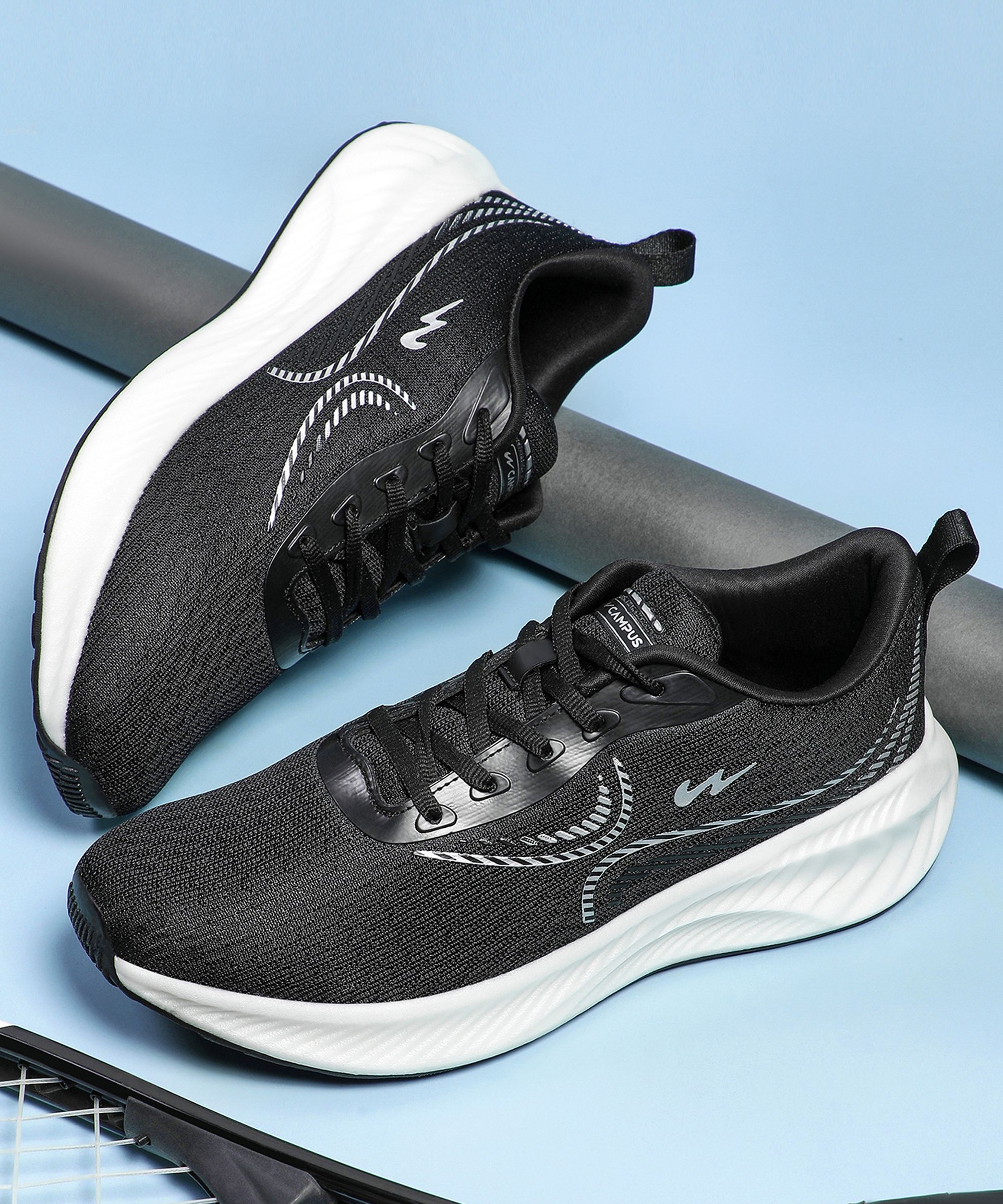 campus SLAKE Men's Sports Shoes | Memory Extra Bounce Insole | Mesh Upper | Lace-Up Running Shoes For Men-picture-11