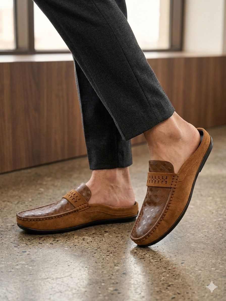 SS26 Men's Casual Mules Loafers For Men-image-15