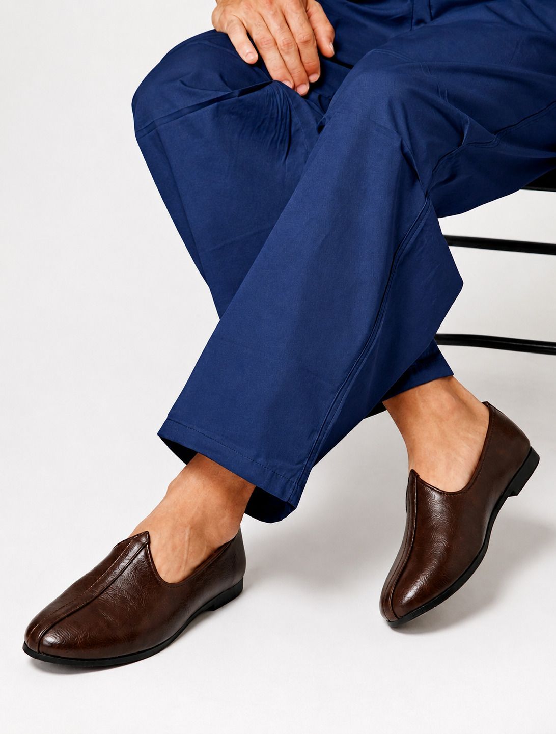 r rj trends Traditional Men's Jalsa Shoes | Festive Wear Ethnic Loafers for Men Loafers For Men-picture-46