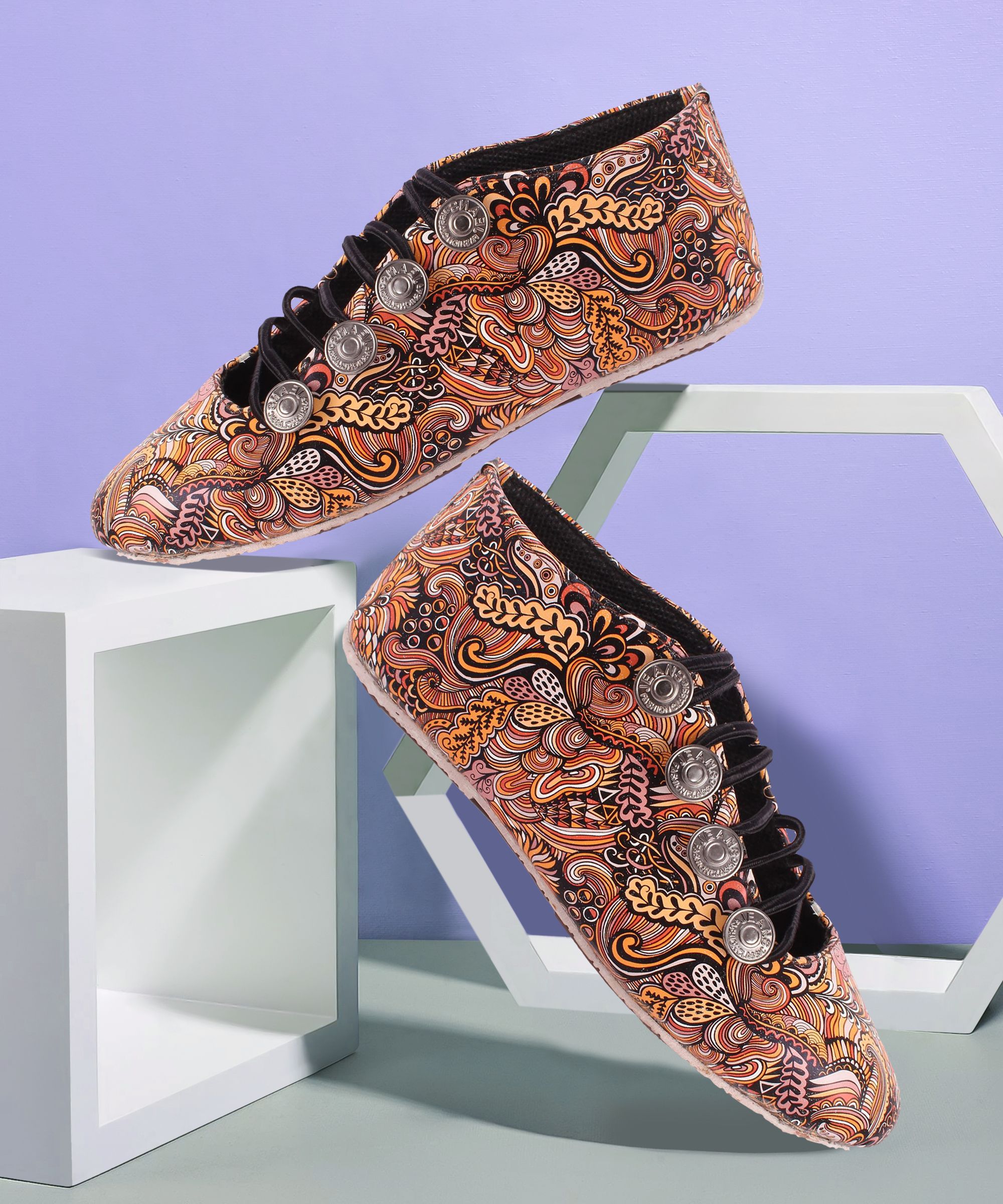 Jaipuri Ethnic Mojari Football Shoes For Women-image-20
