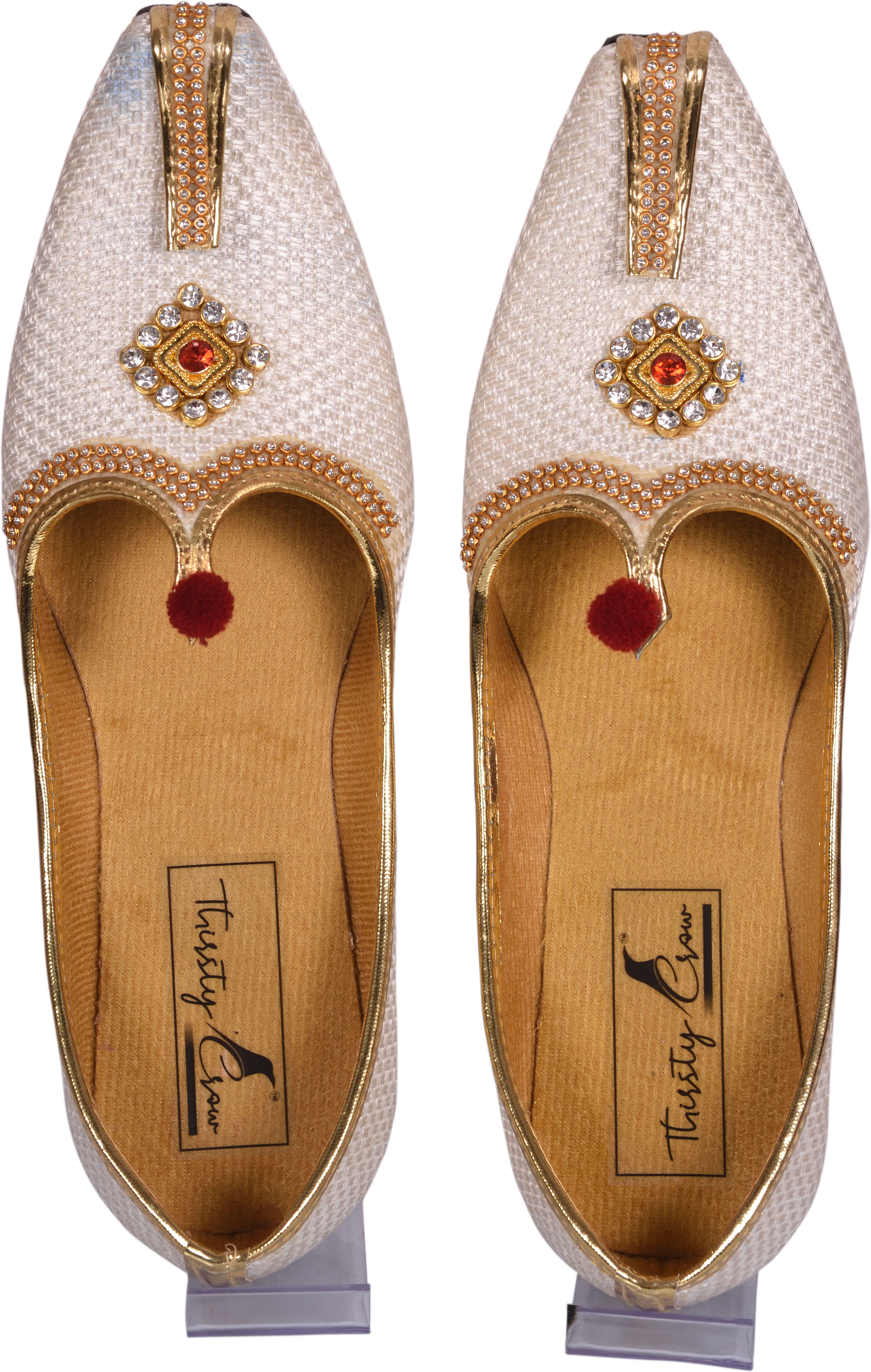 thirsty crow North India's Traditional Ethnic Sherwani Juti Wedding Wear & Party Wear Mojaris For Men-picture-35