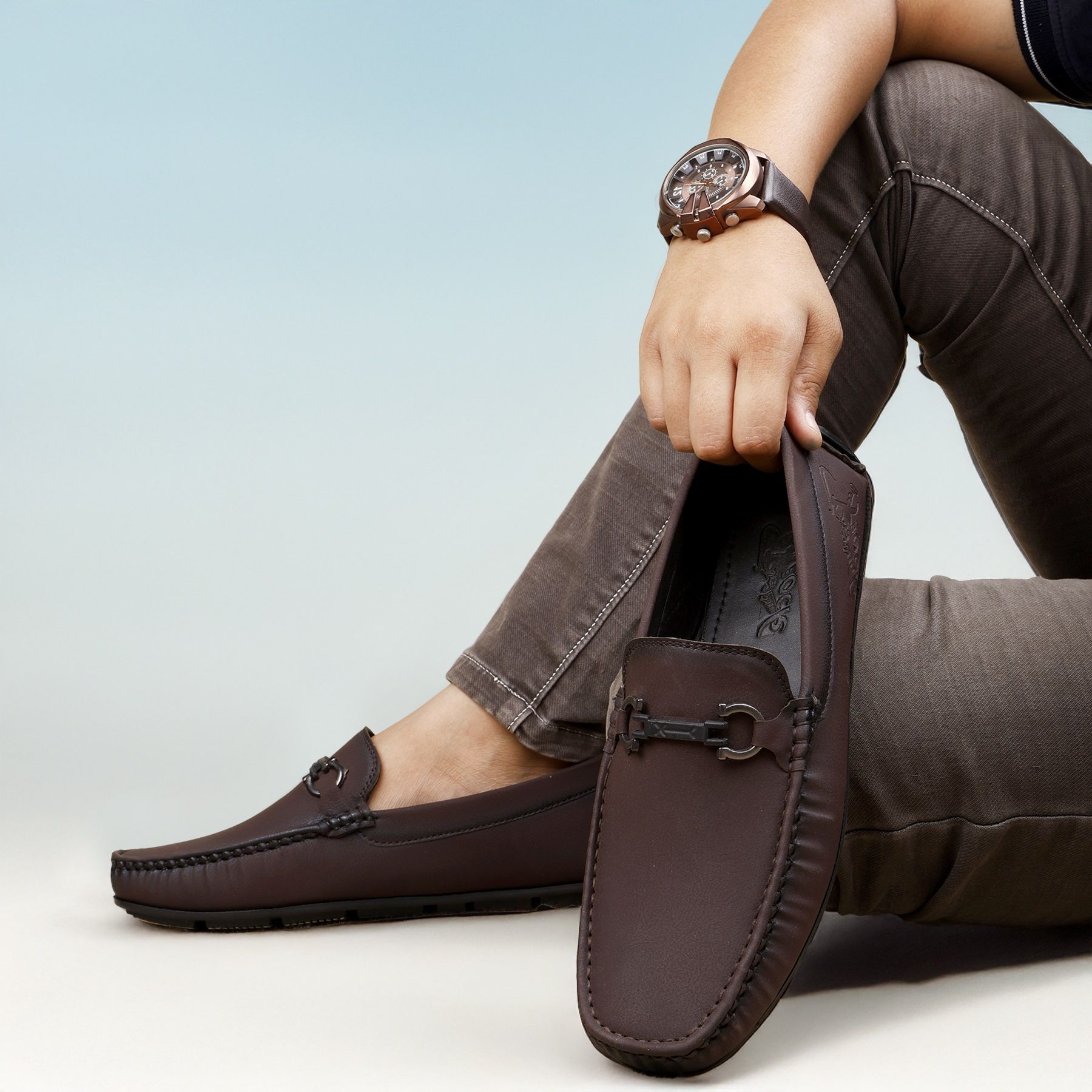 t-rock Mens Loafers| Comfortable Casual & Formal Slip-On Flats for Office & Daily Wear Loafers For Men-picture-36