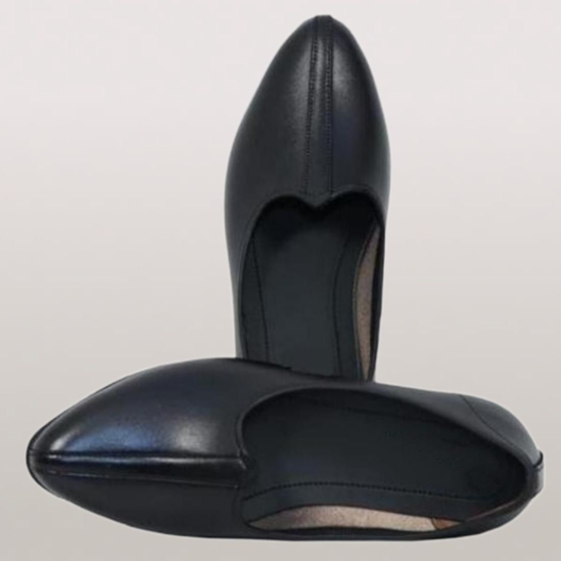 jaipuriya Men's Jalsa Jutti,Jutis For Men BLACK Mojaris For Men-picture-6