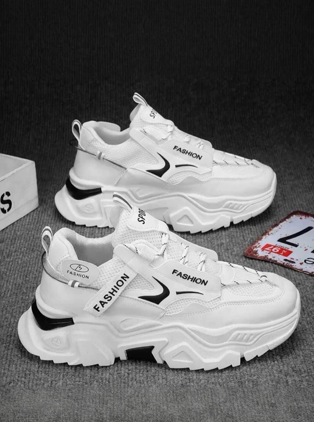 tigonis WHITE SHOES PREMIUM QUALITY SNEAKERS Sneakers For Men-picture-26