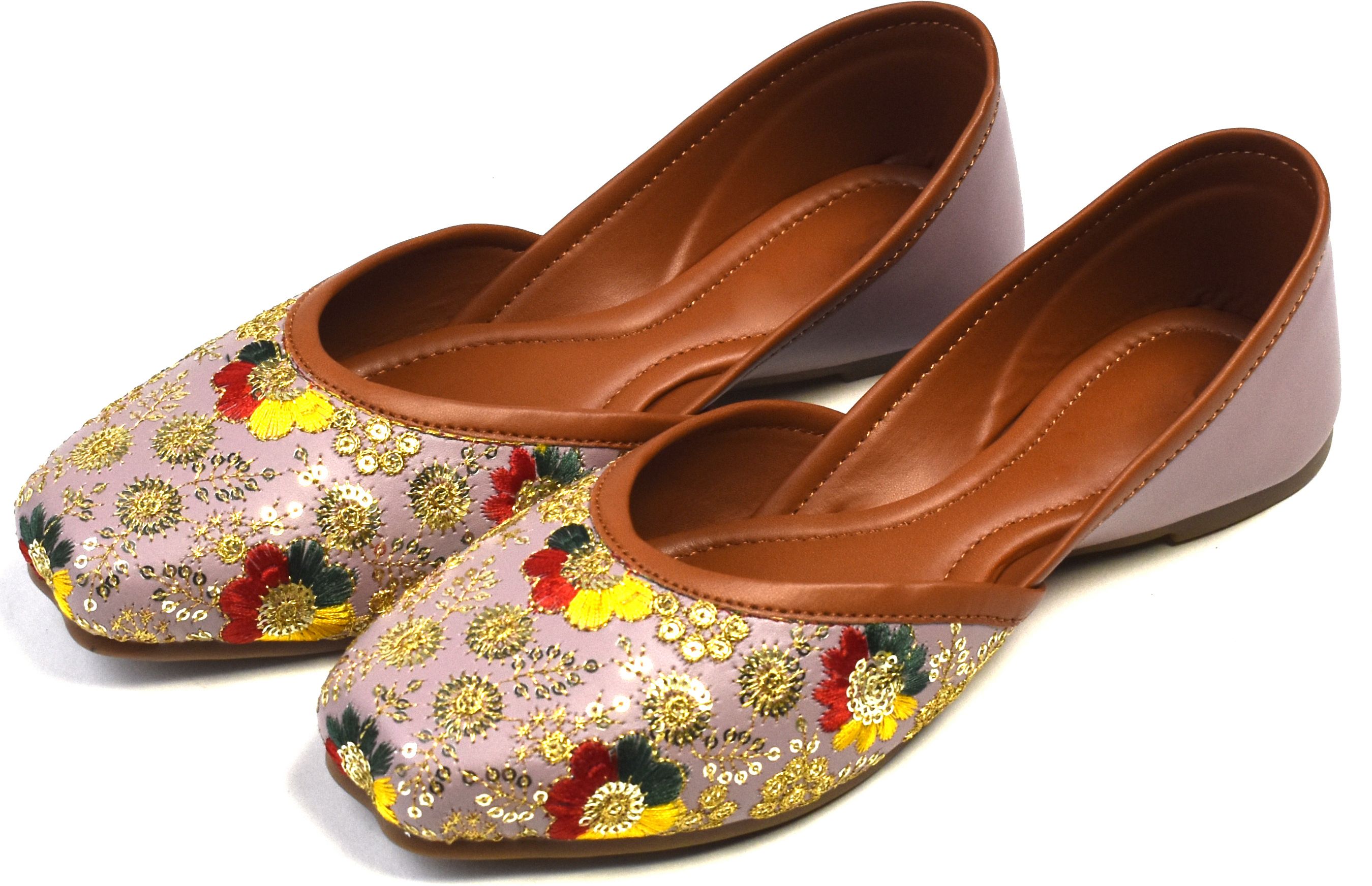 Jutti for Women | Pink Juti | Sequin Embroidered Juttis | Bellies For Women-image-45